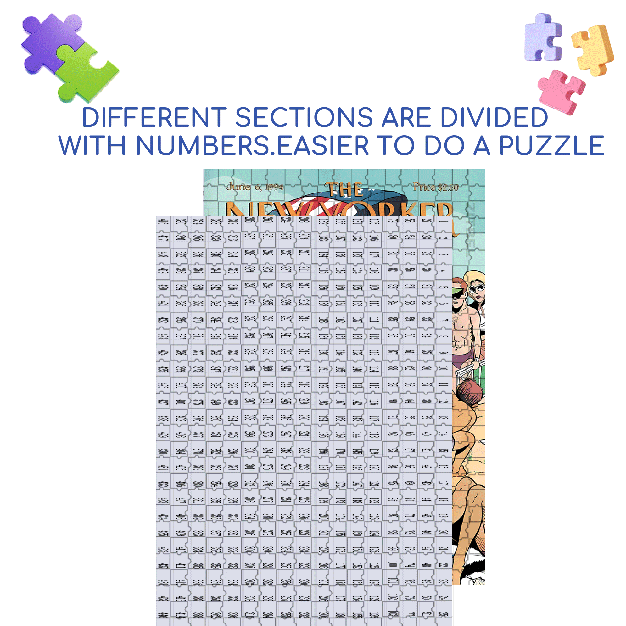 Install Sun Umbrella 500pcs/1000pcs Jigsaw Puzzle, Scratch-Resistant, Interactive Family Game & Brain-Boosting DIY Decor, Perfect for Halloween, Christmas & New Year Gifts, Family Puzzle Game