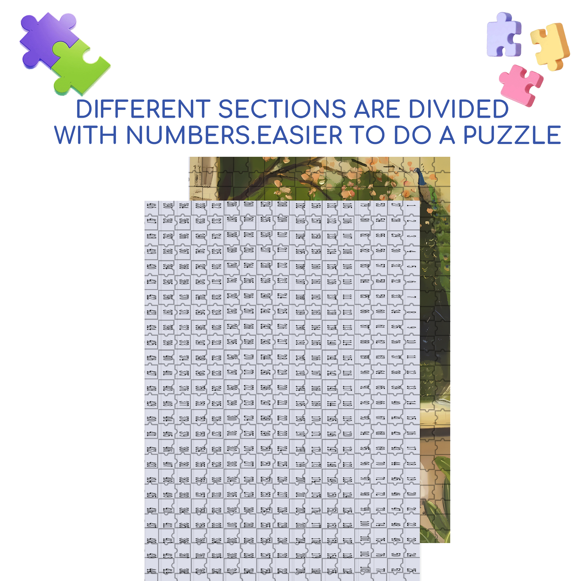 Mademoiselle Mink  500pcs/1000pcs Jigsaw Puzzle, Scratch-Resistant, Interactive Family Game & Brain-Boosting DIY Decor, Perfect for Halloween, Christmas & New Year Gifts, Family Puzzle Game