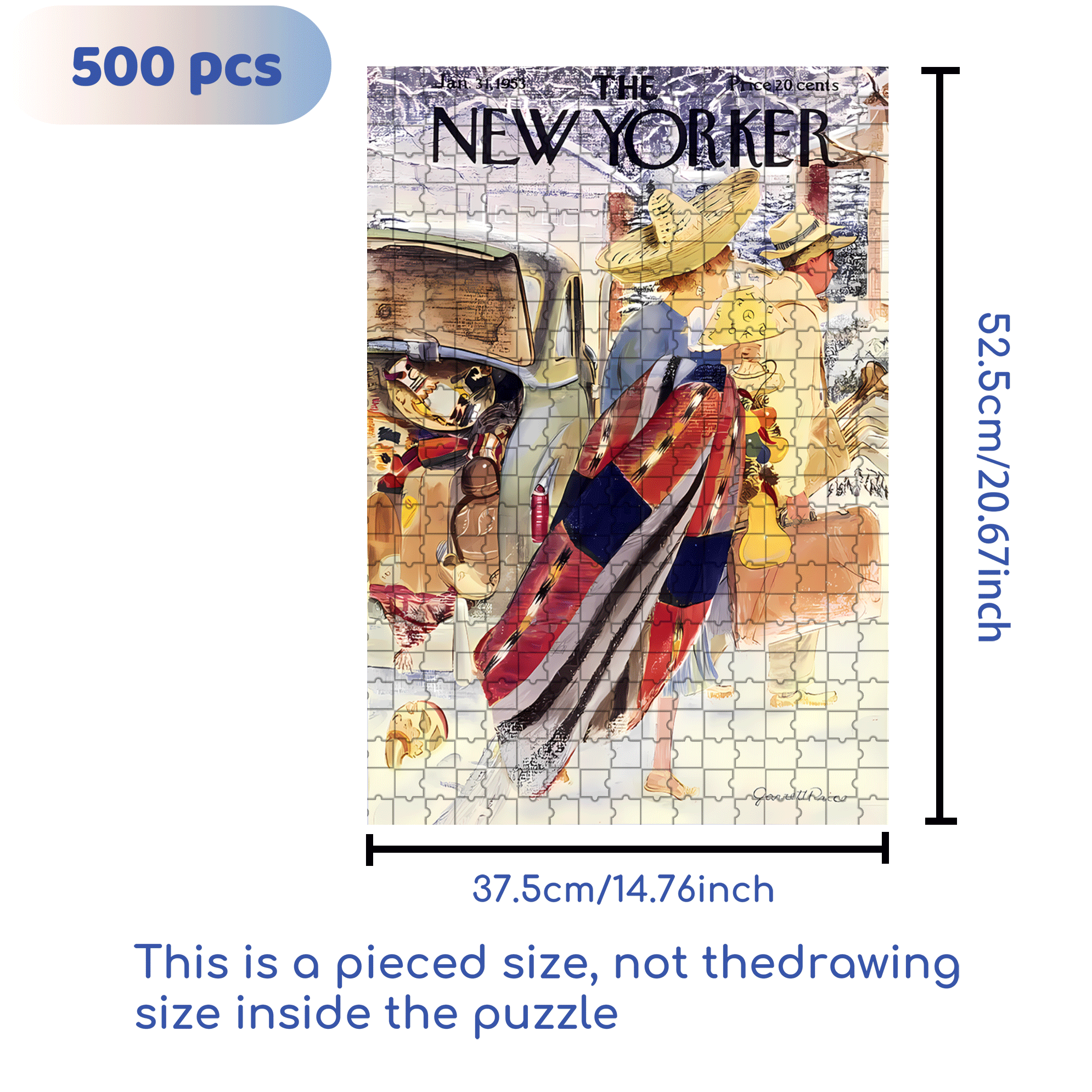 Move Place 500pcs/1000pcs Jigsaw Puzzle, Scratch-Resistant, Interactive Family Game & Brain-Boosting DIY Decor, Perfect for Halloween, Christmas & New Year Gifts, Family Puzzle Game