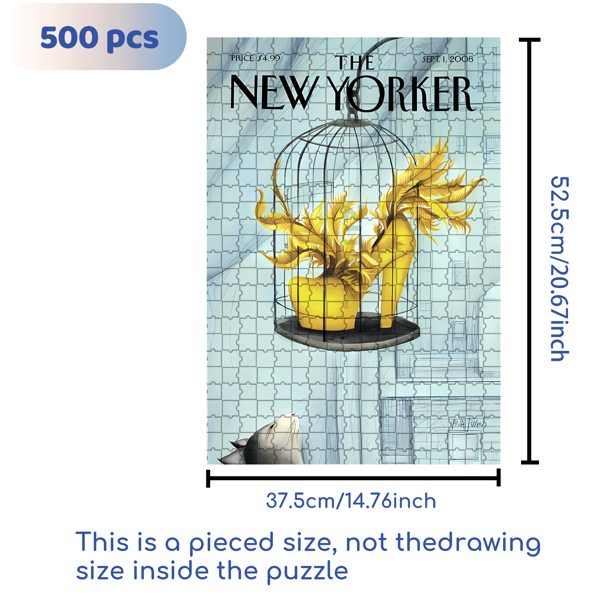 Object of Desire 500pcs/1000pcs Jigsaw Puzzle, Scratch-Resistant, Interactive Family Game & Brain-Boosting DIY Decor, Perfect for Halloween, Christmas & New Year Gifts, Family Puzzle Game