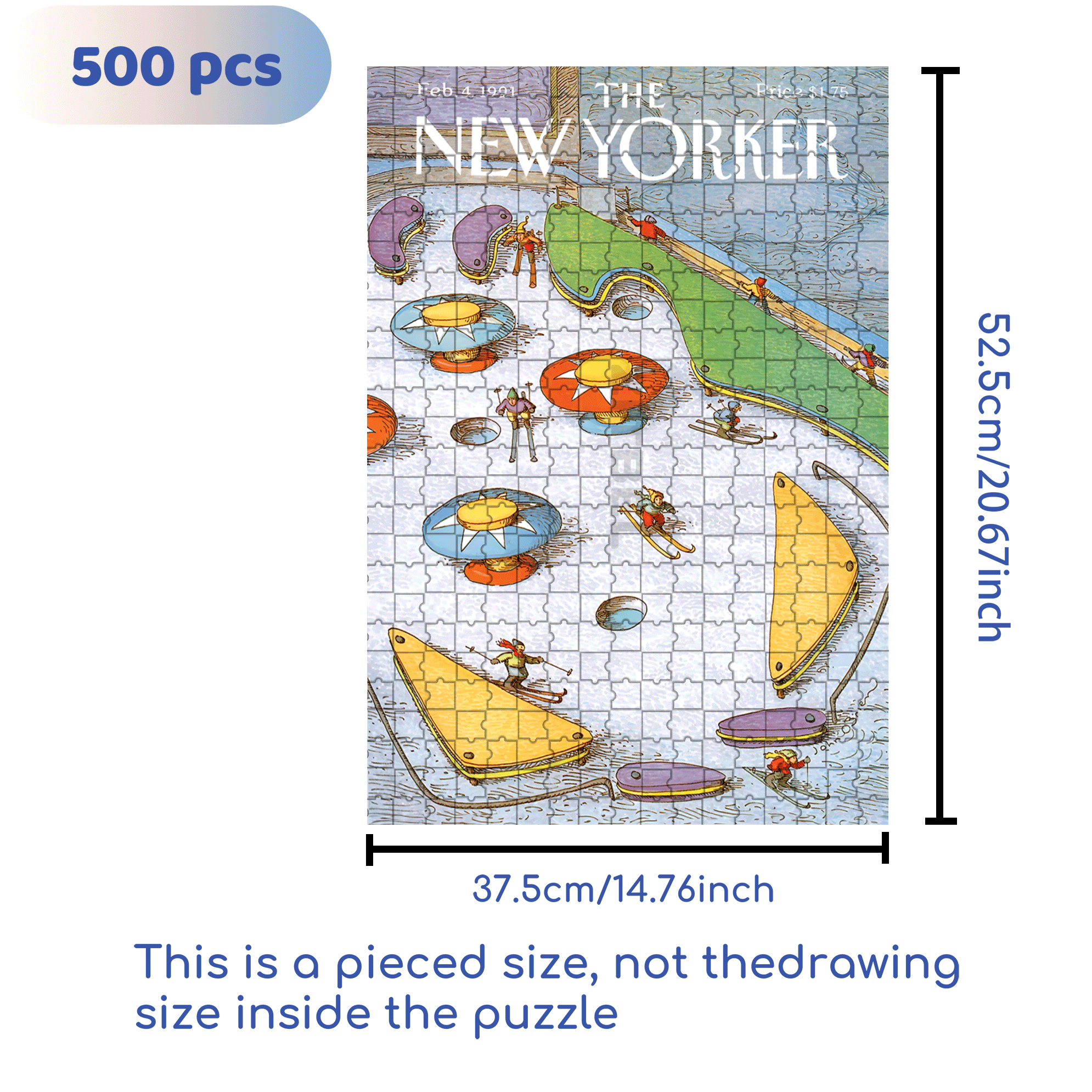 Pinball Piste 500pcs/1000pcs Jigsaw Puzzle, Scratch-Resistant, Interactive Family Game & Brain-Boosting DIY Decor, Perfect for Halloween, Christmas & New Year Gifts, Family Puzzle Game