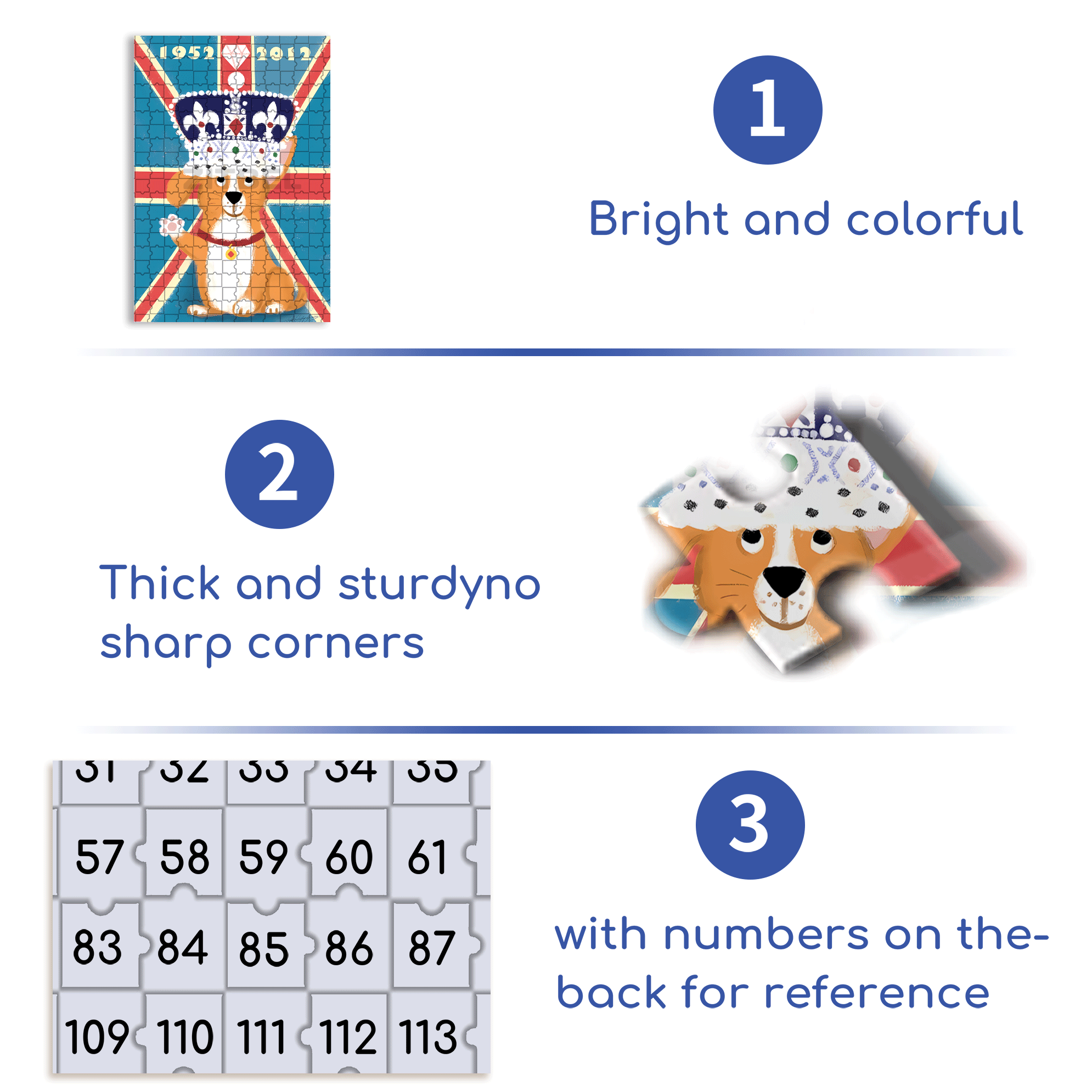 Queen's Diamond  500pcs/1000pcs Jigsaw Puzzle, Scratch-Resistant, Interactive Family Game & Brain-Boosting DIY Decor, Perfect for Halloween, Christmas & New Year Gifts, Family Puzzle Game