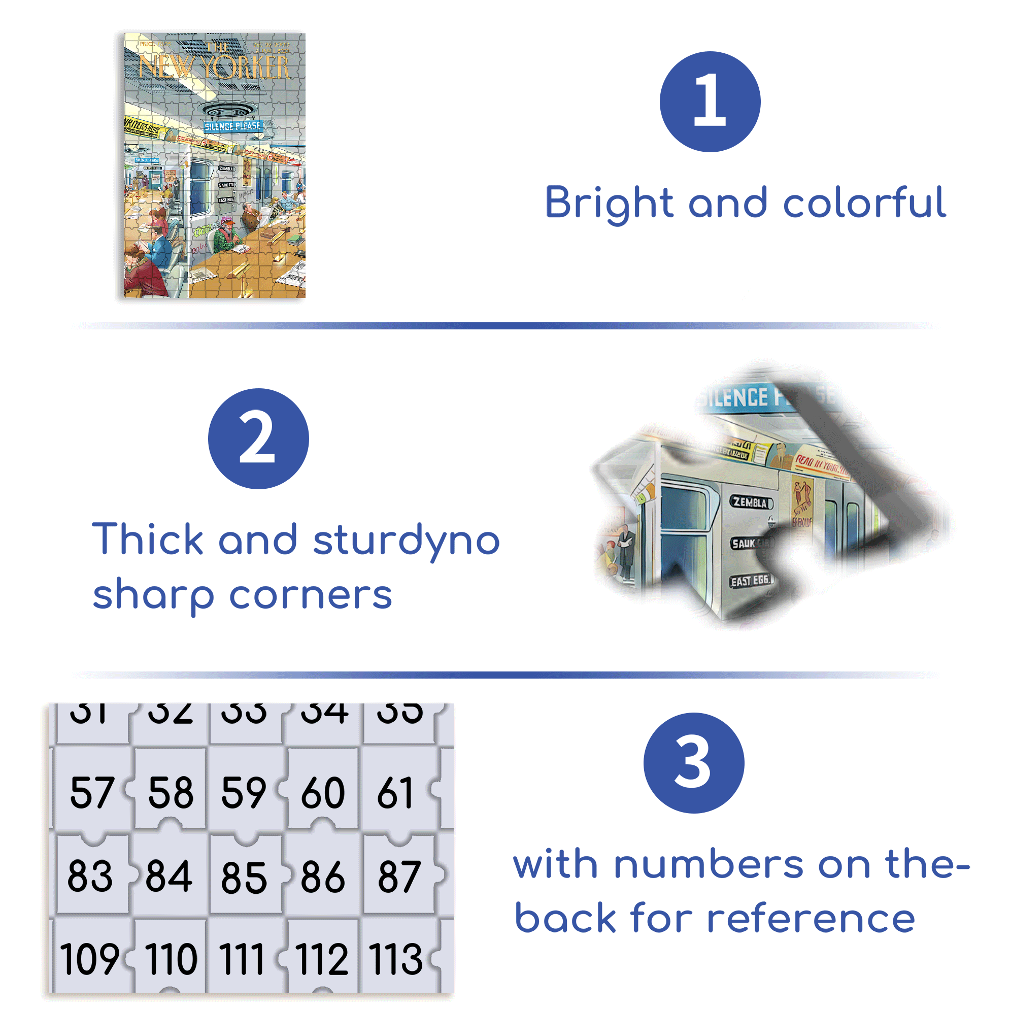 Reading And Riding  500pcs/1000pcs Jigsaw Puzzle, Scratch-Resistant, Interactive Family Game & Brain-Boosting DIY Decor, Perfect for Halloween, Christmas & New Year Gifts, Family Puzzle Game