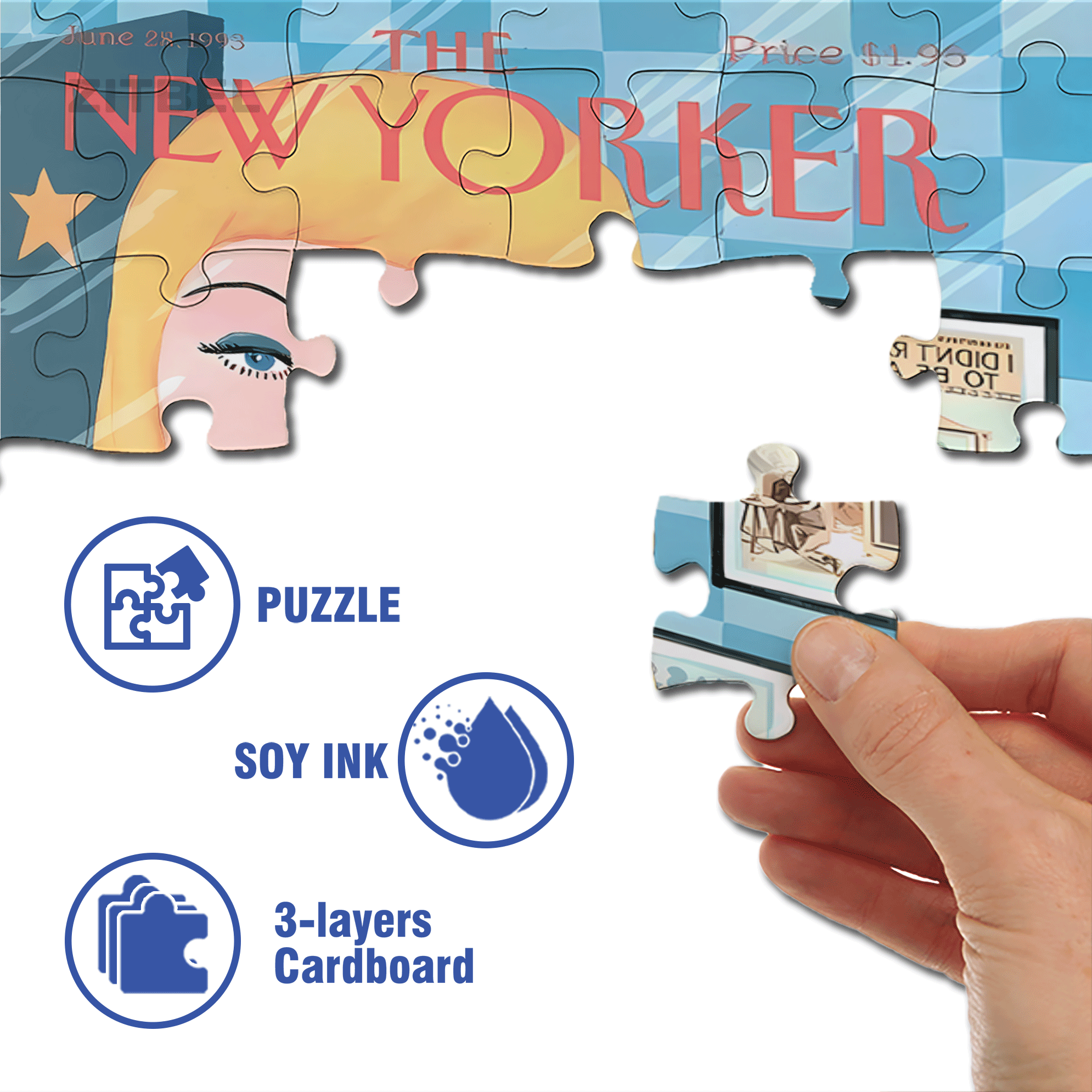 Shave 500pcs/1000pcs Jigsaw Puzzle, Scratch-Resistant, Interactive Family Game & Brain-Boosting DIY Decor, Perfect for Halloween, Christmas & New Year Gifts, Family Puzzle Game