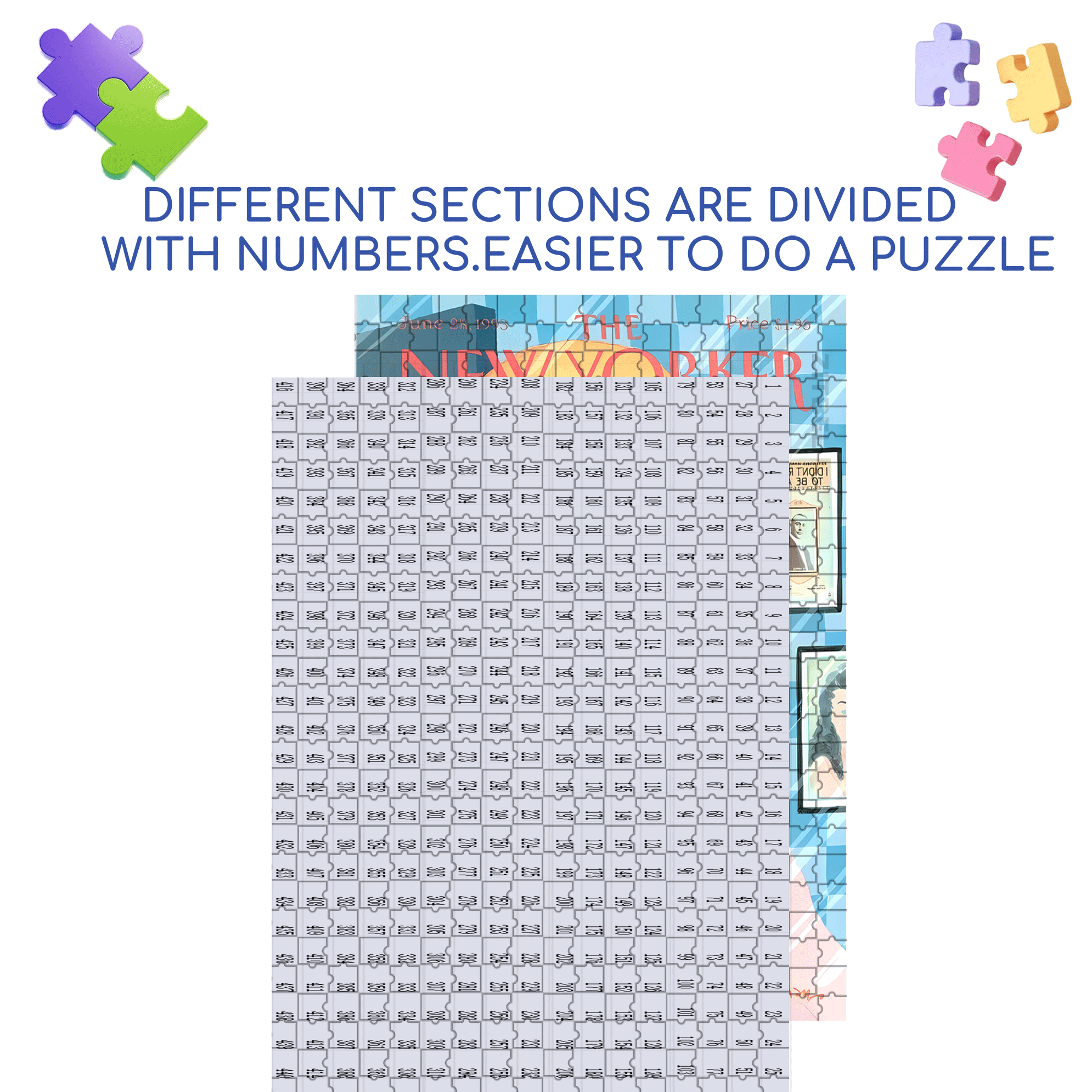Shave 500pcs/1000pcs Jigsaw Puzzle, Scratch-Resistant, Interactive Family Game & Brain-Boosting DIY Decor, Perfect for Halloween, Christmas & New Year Gifts, Family Puzzle Game