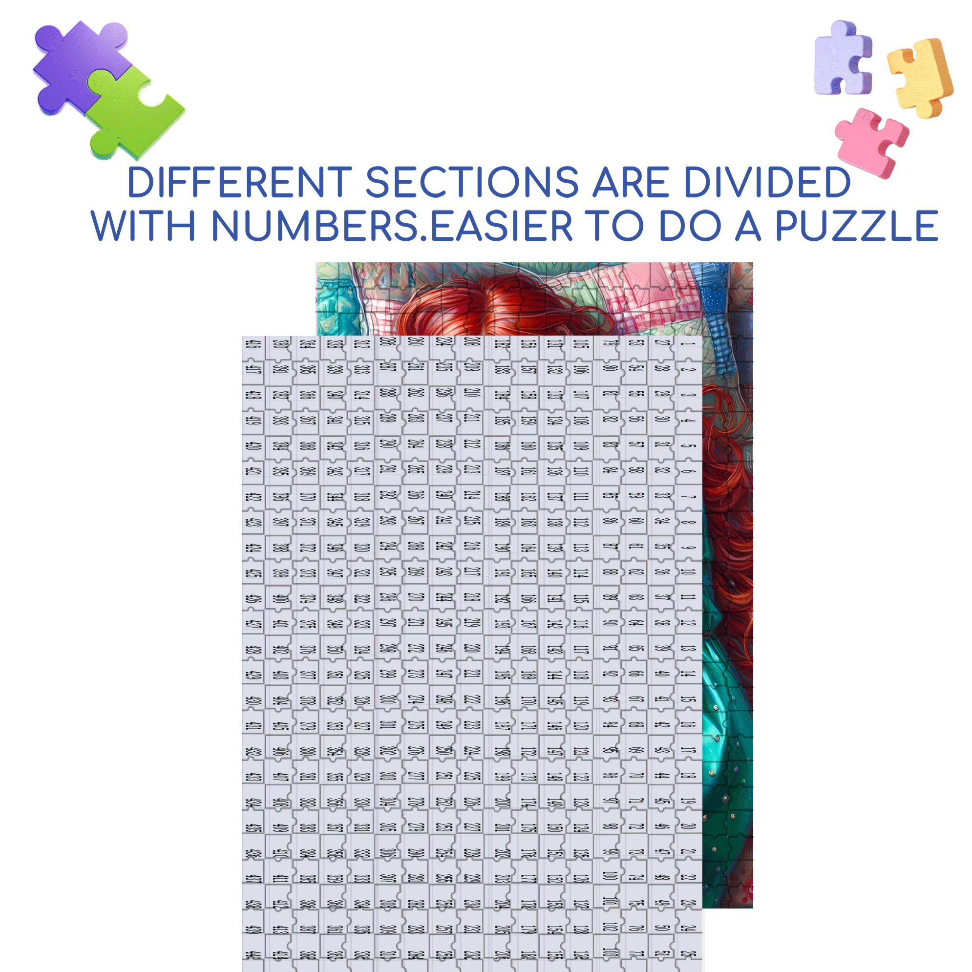 Sleeping Peacefully 500pcs/1000pcs Jigsaw Puzzle, Scratch-Resistant, Interactive Family Game & Brain-Boosting DIY Decor, Perfect for Halloween, Christmas & New Year Gifts, Family Puzzle Game