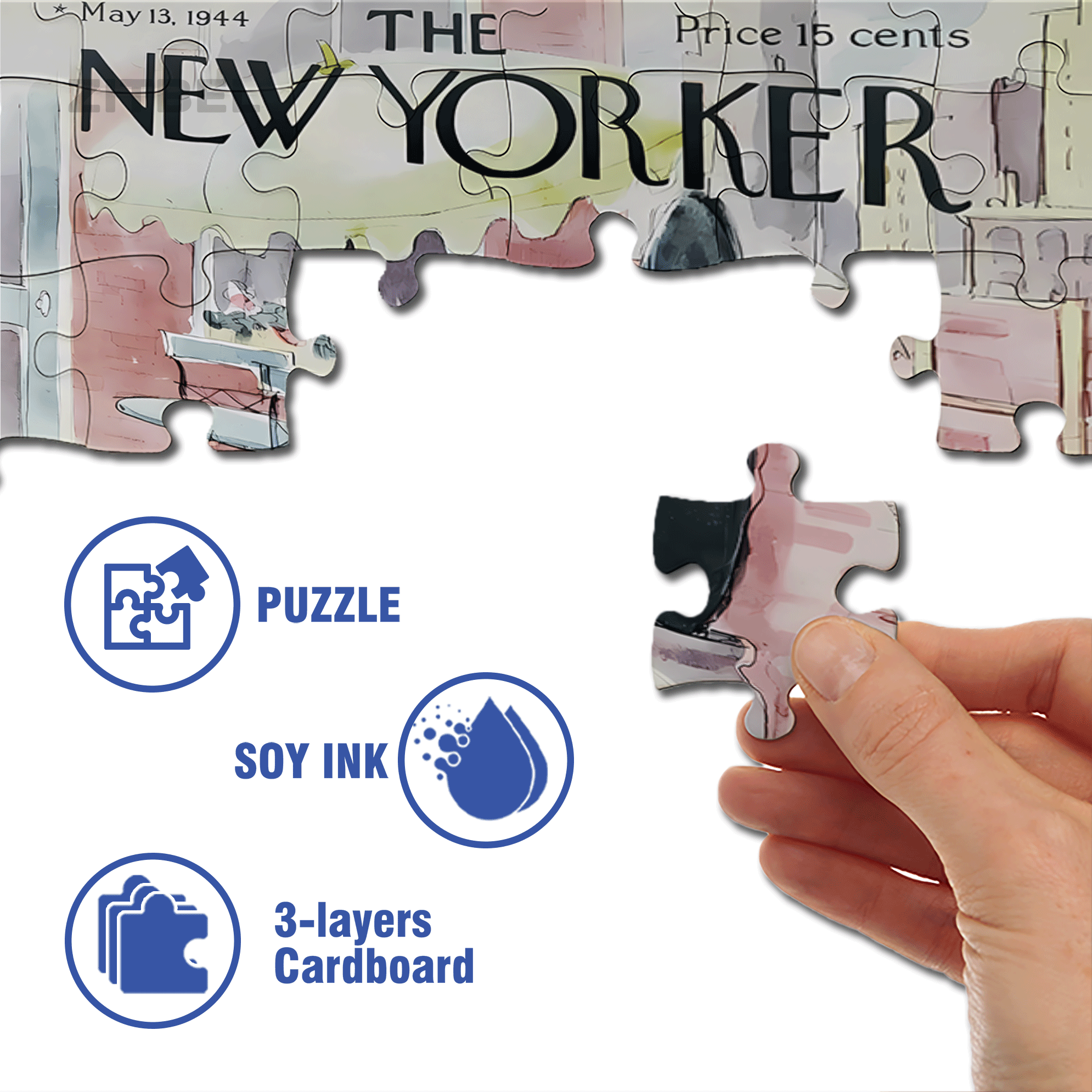 Tending The Vegetable Garden 500pcs/1000pcs Jigsaw Puzzle, Scratch-Resistant, Interactive Family Game & Brain-Boosting DIY Decor, Perfect for Halloween, Christmas & New Year Gifts, Family Puzzle Game