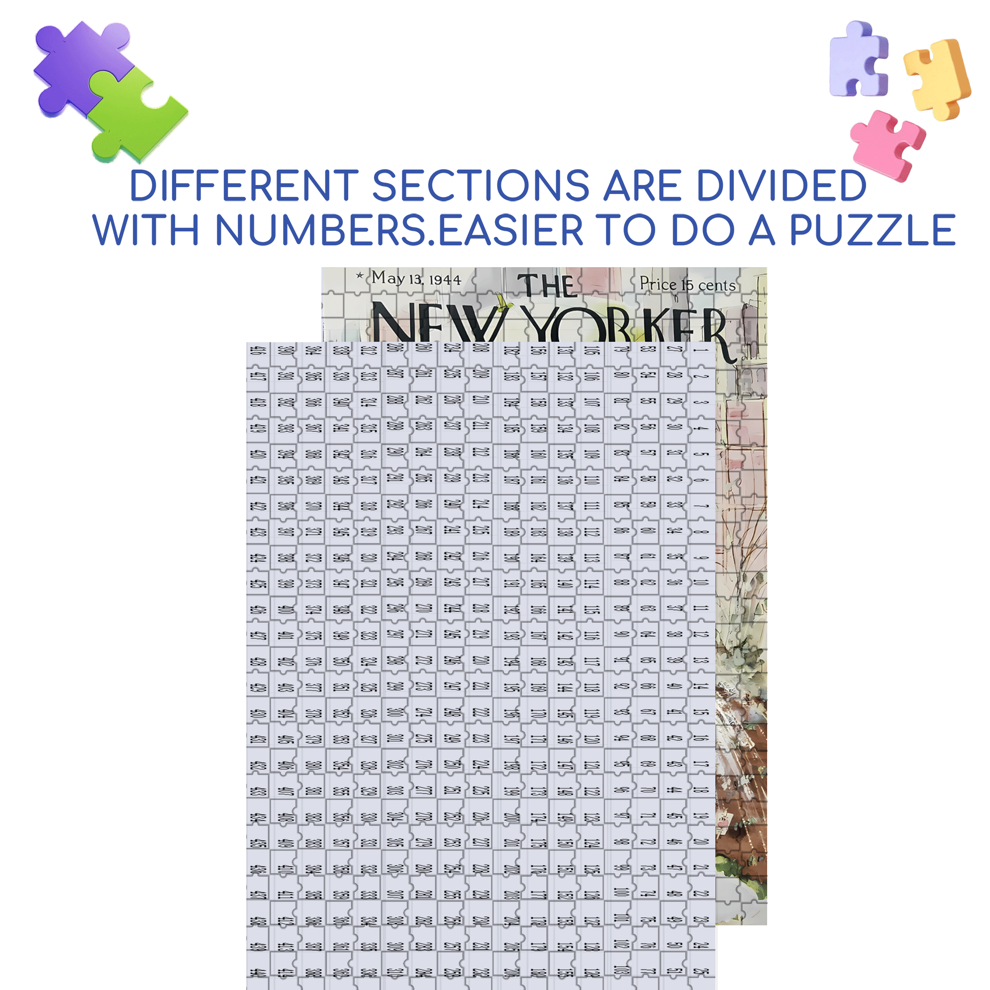 Tending The Vegetable Garden 500pcs/1000pcs Jigsaw Puzzle, Scratch-Resistant, Interactive Family Game & Brain-Boosting DIY Decor, Perfect for Halloween, Christmas & New Year Gifts, Family Puzzle Game