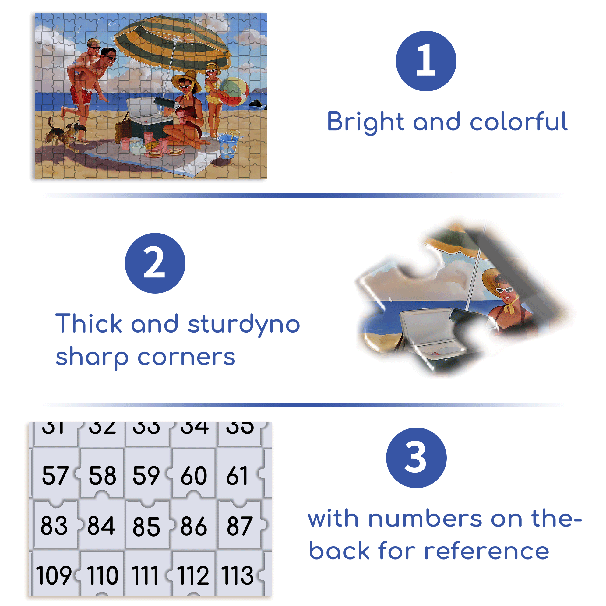 Happy Family 500pcs/1000pcs Jigsaw Puzzle, Scratch-Resistant, Interactive Family Game & Brain-Boosting DIY Decor, Perfect for Halloween, Christmas & New Year Gifts, Family Puzzle Game