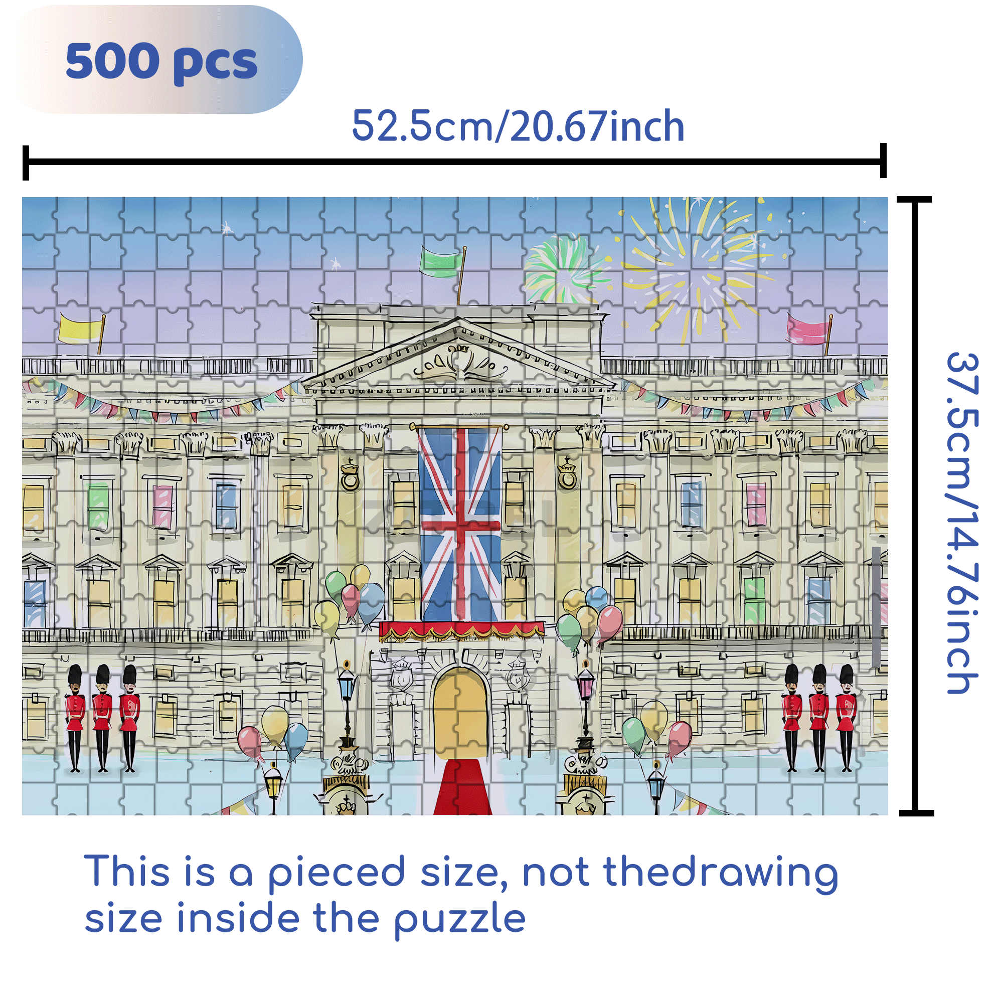 National Day 500pcs/1000pcs Jigsaw Puzzle, Scratch-Resistant, Interactive Family Game & Brain-Boosting DIY Decor, Perfect for Halloween, Christmas & New Year Gifts, Family Puzzle Game