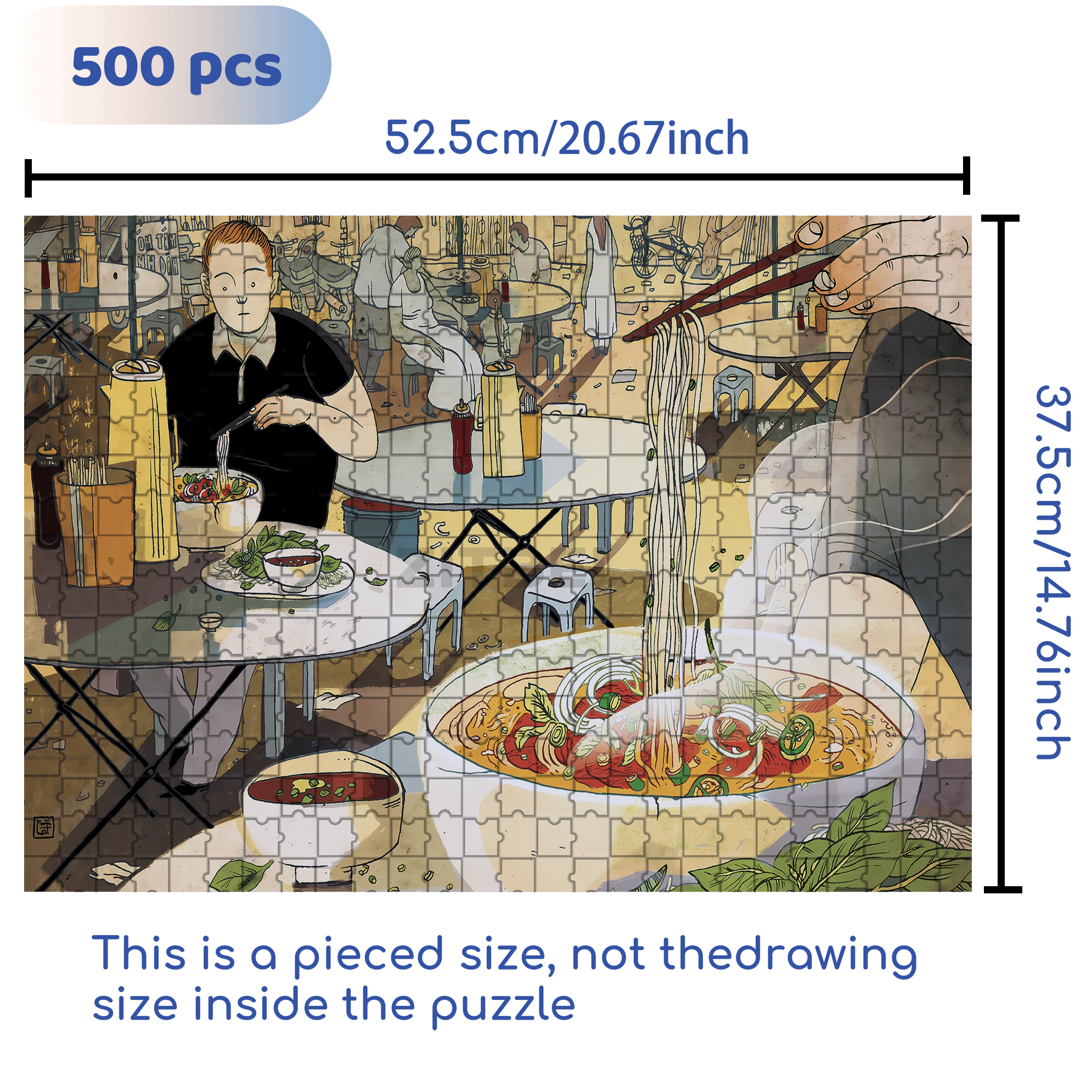 PHO 500pcs/1000pcs Jigsaw Puzzle, Scratch-Resistant, Interactive Family Game & Brain-Boosting DIY Decor, Perfect for Halloween, Christmas & New Year Gifts, Family Puzzle Game