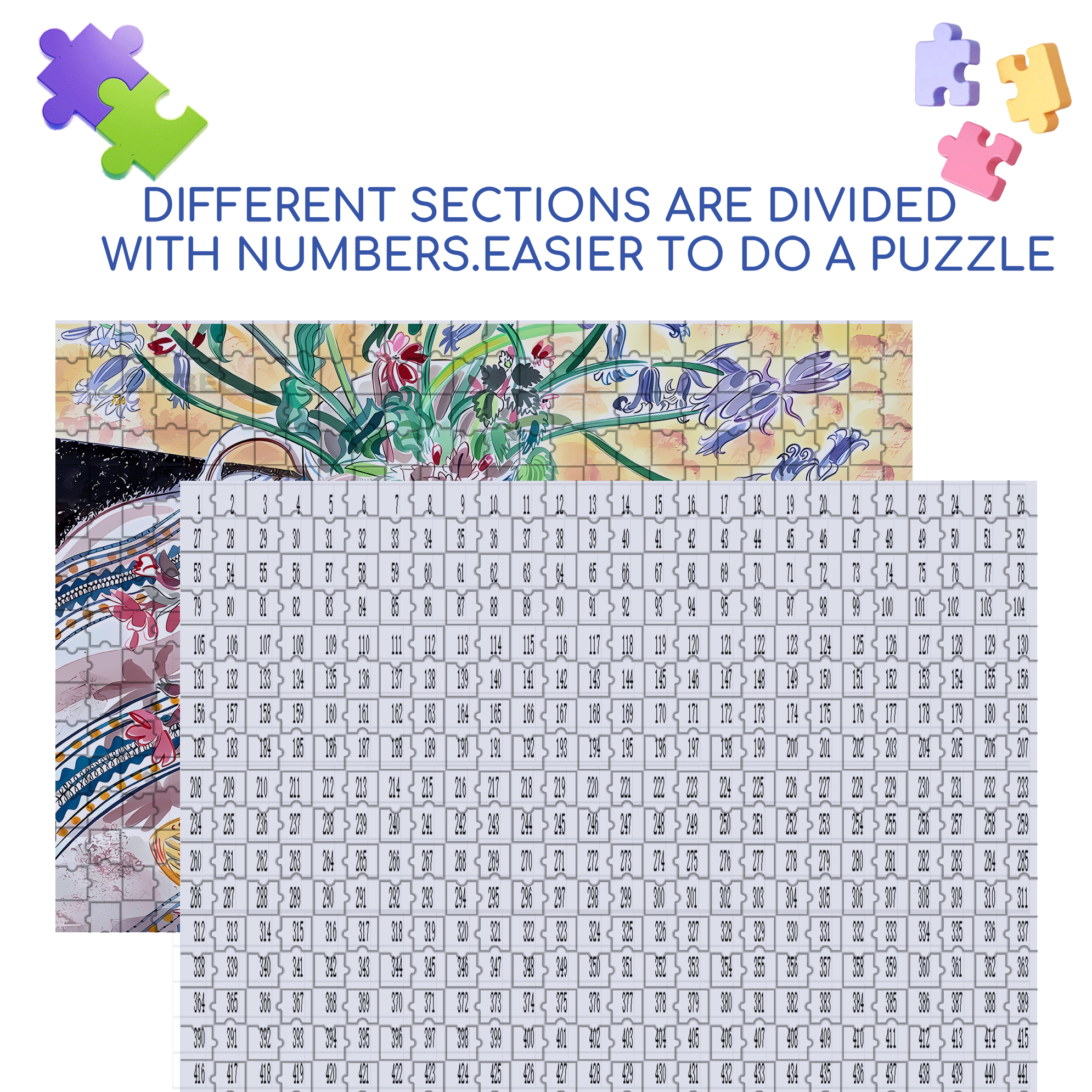Still Life with Toy Chicks 500pcs/1000pcs Jigsaw Puzzle, Scratch-Resistant, Interactive Family Game & Brain-Boosting DIY Decor, Perfect for Halloween, Christmas & New Year Gifts, Family Puzzle Game