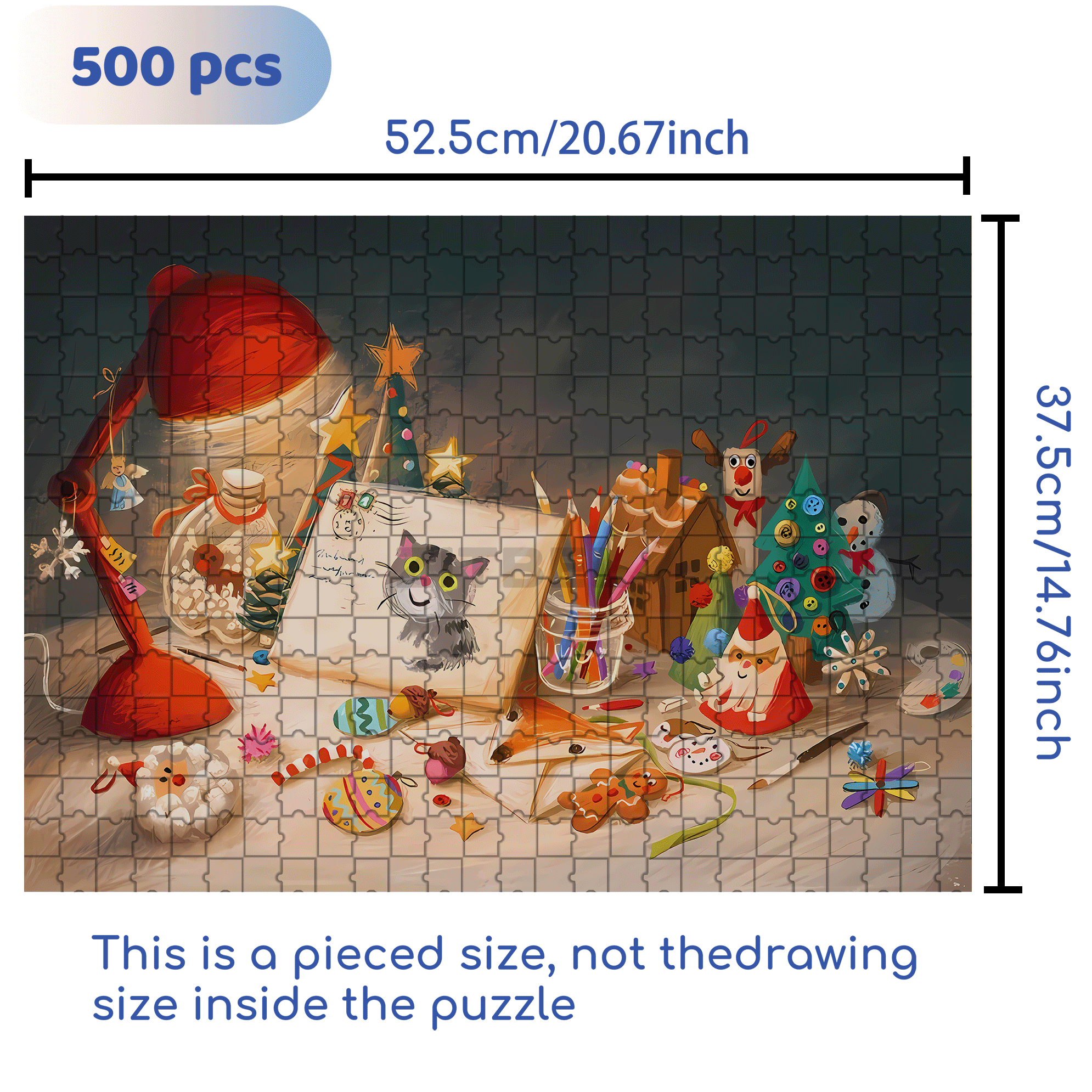 The Most Precious Thing 500pcs/1000pcs Jigsaw Puzzle, Scratch-Resistant, Interactive Family Game & Brain-Boosting DIY Decor, Perfect for Halloween, Christmas & New Year Gifts, Family Puzzle Game
