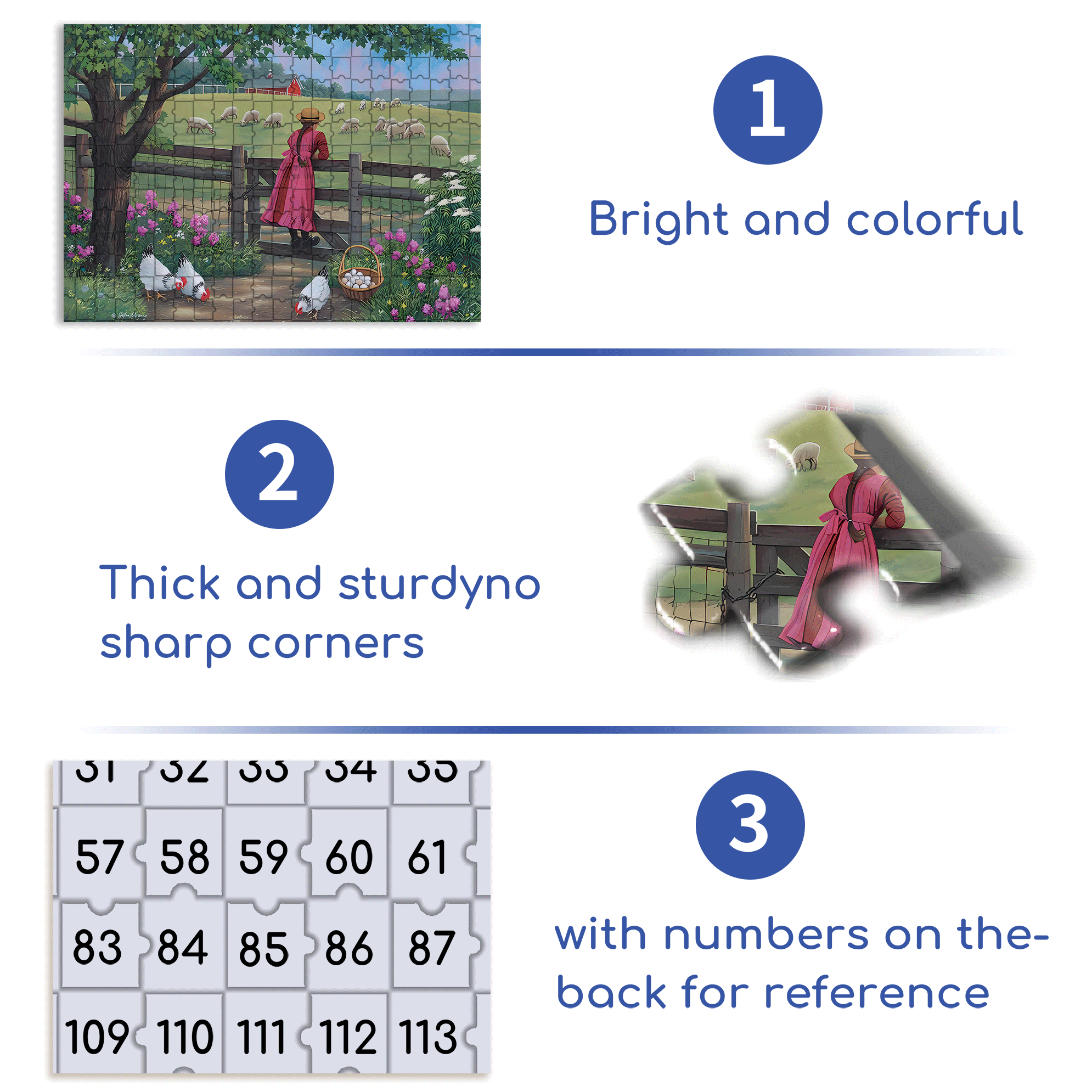 Wool Gathering 500pcs/1000pcs Jigsaw Puzzle, Scratch-Resistant, Interactive Family Game & Brain-Boosting DIY Decor, Perfect for Halloween, Christmas & New Year Gifts, Family Puzzle Game