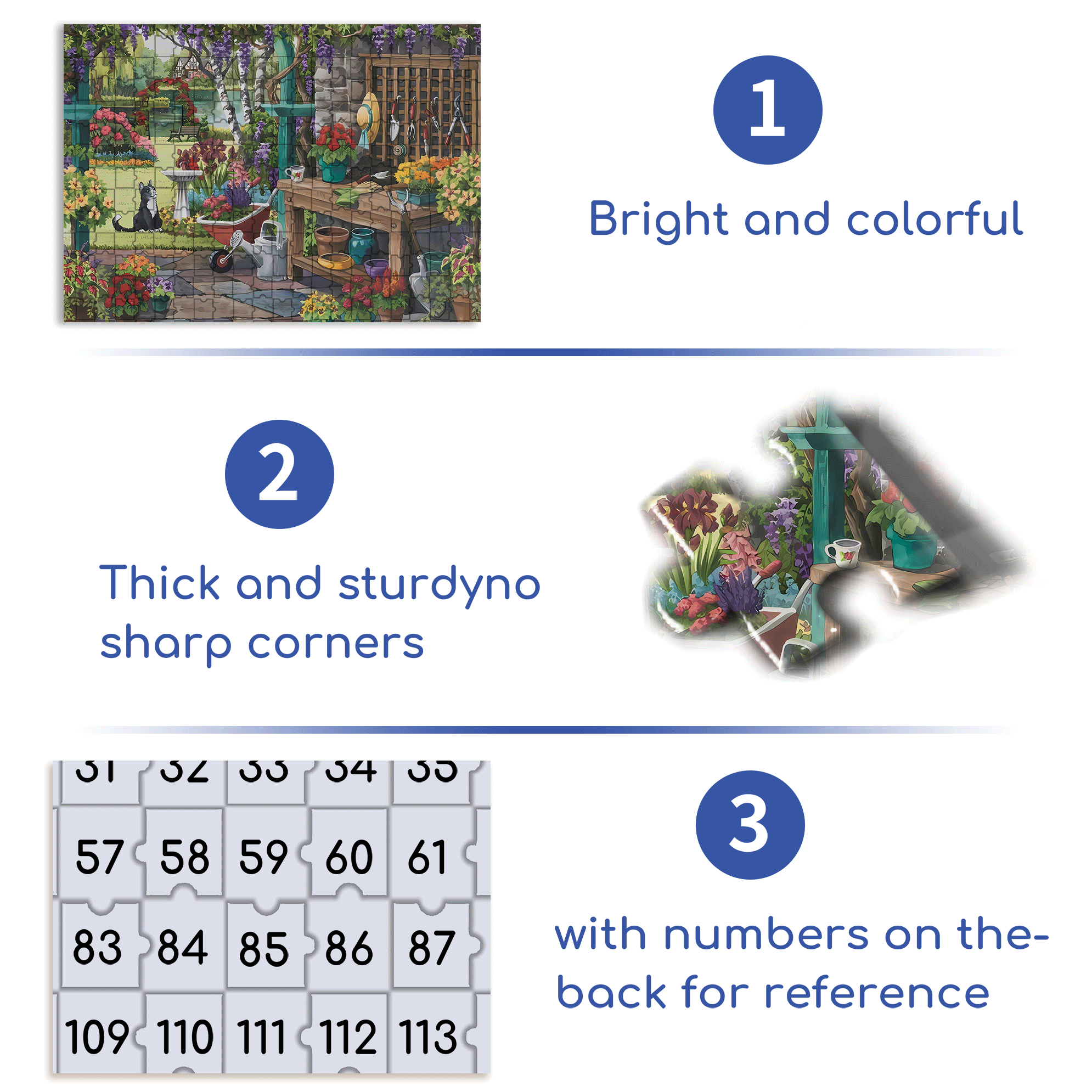 Workbench 500pcs/1000pcs Jigsaw Puzzle, Scratch-Resistant, Interactive Family Game & Brain-Boosting DIY Decor, Perfect for Halloween, Christmas & New Year Gifts, Family Puzzle Game