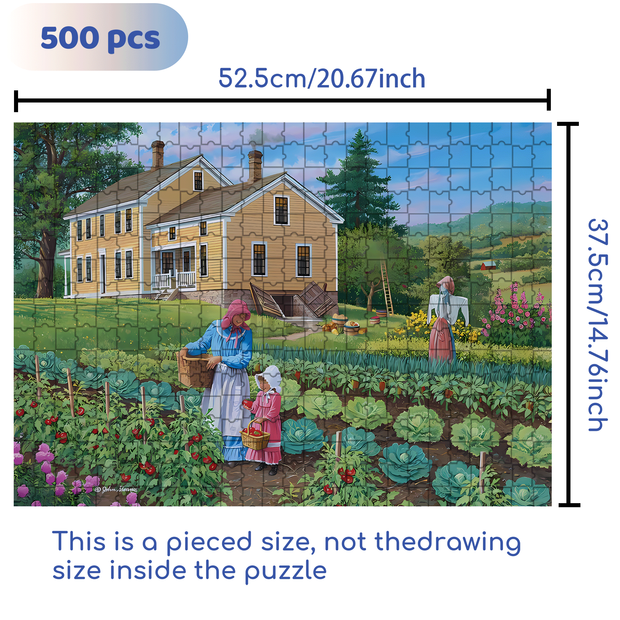 Worth the Work 500pcs/1000pcs Jigsaw Puzzle, Scratch-Resistant, Interactive Family Game & Brain-Boosting DIY Decor, Perfect for Halloween, Christmas & New Year Gifts, Family Puzzle Game