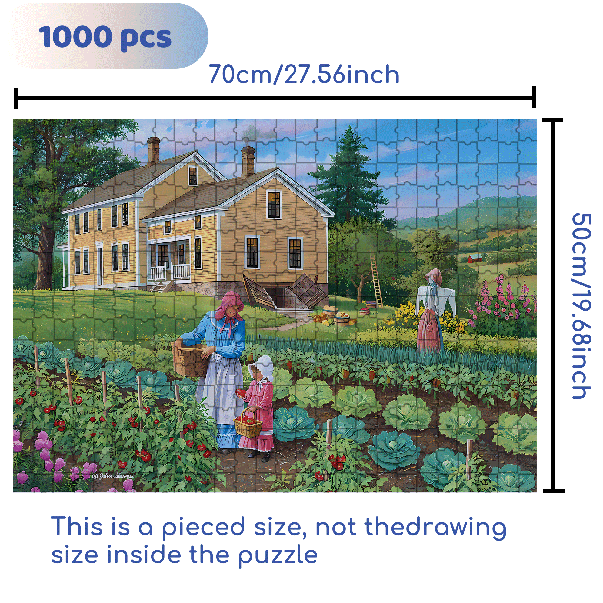 Worth the Work 500pcs/1000pcs Jigsaw Puzzle, Scratch-Resistant, Interactive Family Game & Brain-Boosting DIY Decor, Perfect for Halloween, Christmas & New Year Gifts, Family Puzzle Game