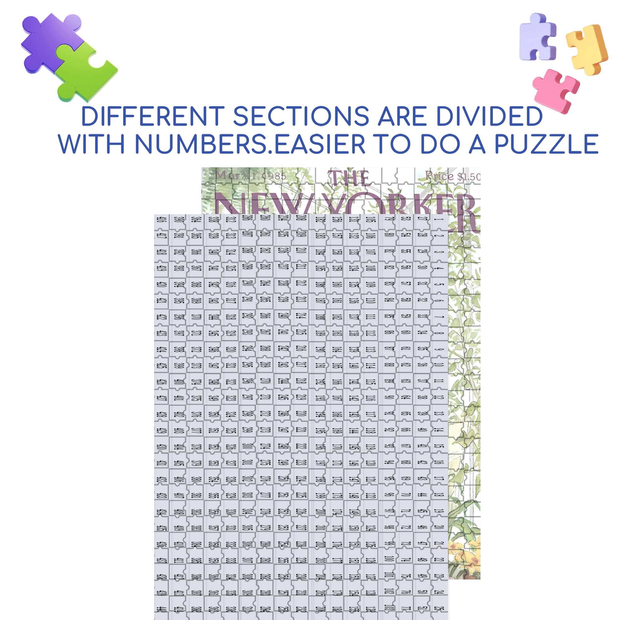 A Corner Of The Greenhouse 500pcs/1000pcs Jigsaw Puzzle, Scratch-Resistant, Interactive Family Game & Brain-Boosting DIY Decor, Perfect for Halloween, Christmas & New Year Gifts, Family Puzzle Game