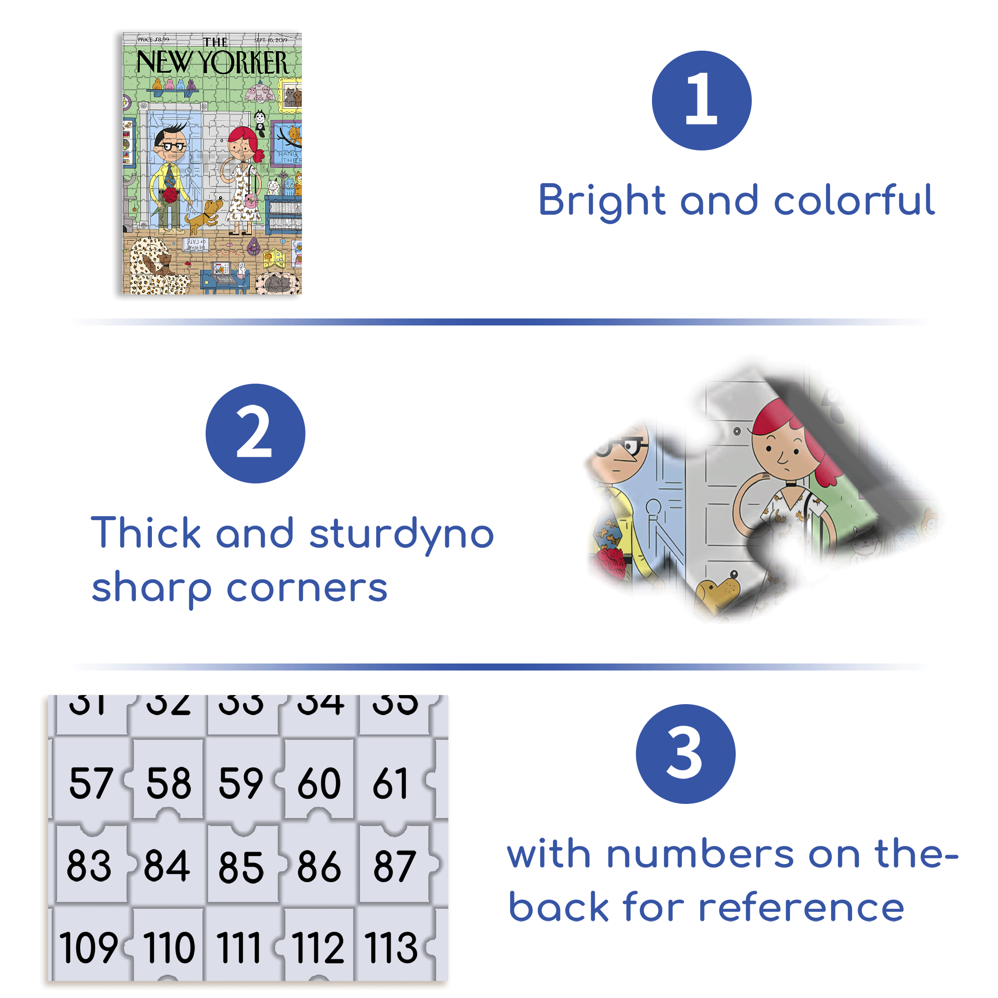 Beware Of Cats 500pcs/1000pcs Jigsaw Puzzle, Scratch-Resistant, Interactive Family Game & Brain-Boosting DIY Decor, Perfect for Halloween, Christmas & New Year Gifts, Family Puzzle Game