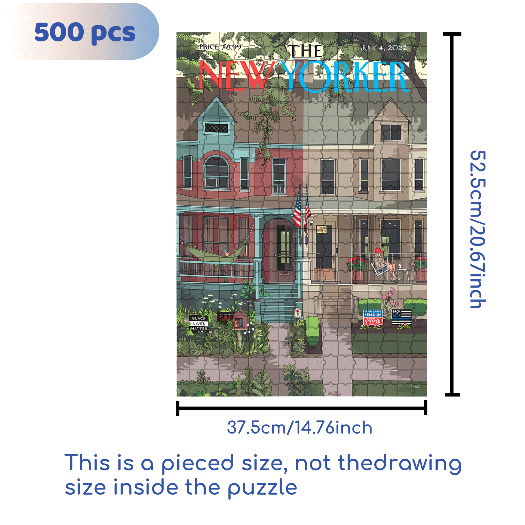 Black Lives Matter 500pcs/1000pcs Jigsaw Puzzle, Scratch-Resistant, Interactive Family Game & Brain-Boosting DIY Decor, Perfect for Halloween, Christmas & New Year Gifts, Family Puzzle Game