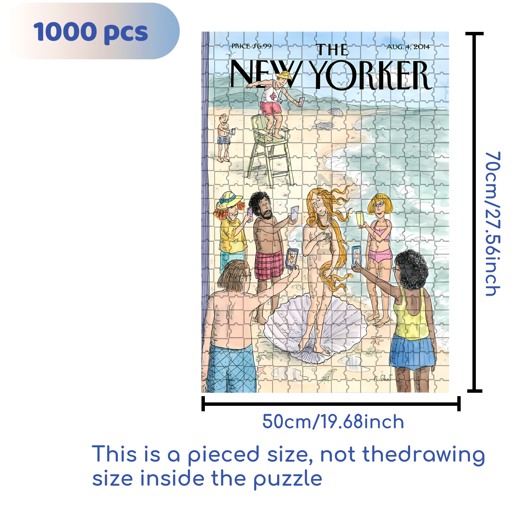 Clam Essence 500pcs/1000pcs Jigsaw Puzzle, Scratch-Resistant, Interactive Family Game & Brain-Boosting DIY Decor, Perfect for Halloween, Christmas & New Year Gifts, Family Puzzle Game