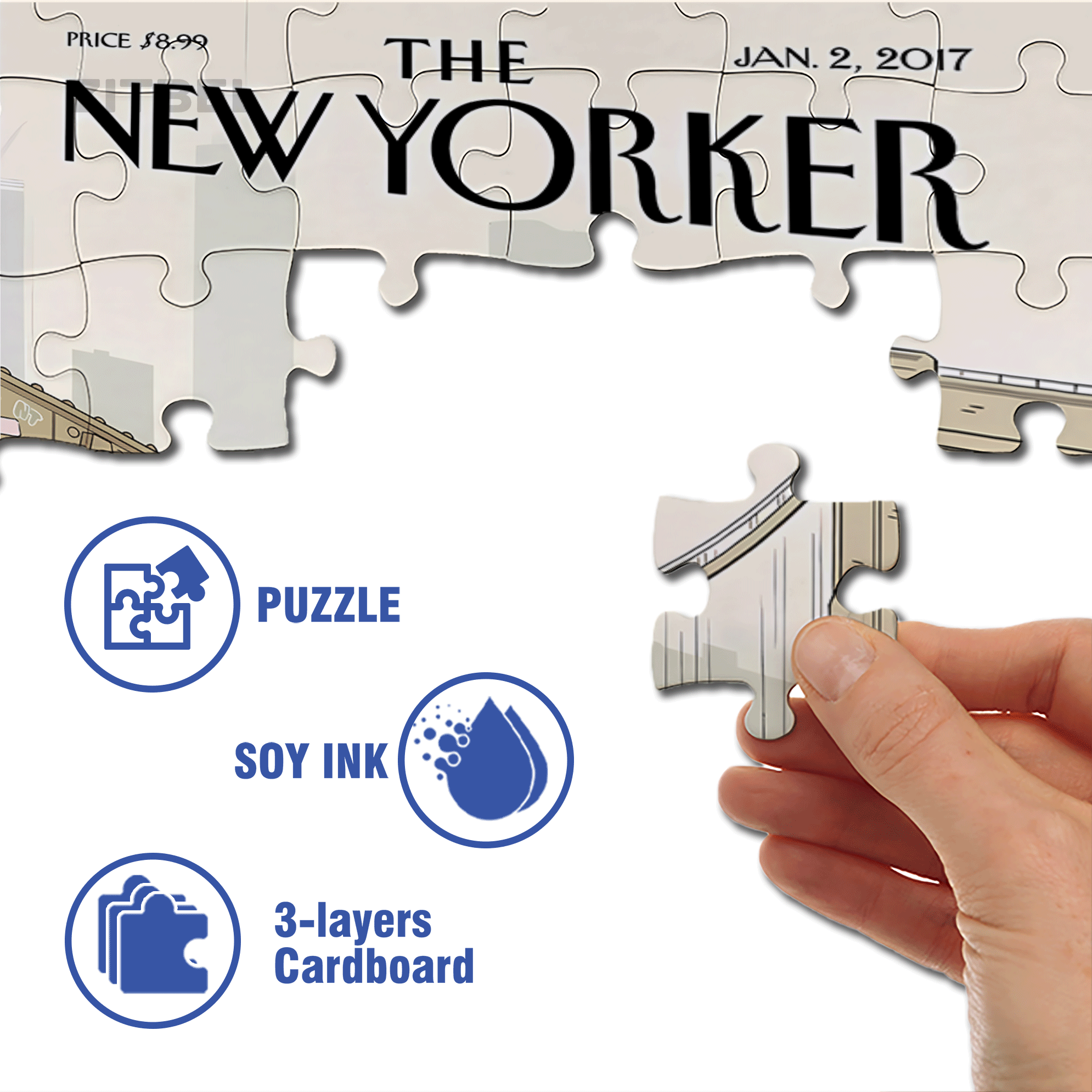 Do Not Lock 500pcs/1000pcs Jigsaw Puzzle, Scratch-Resistant, Interactive Family Game & Brain-Boosting DIY Decor, Perfect for Halloween, Christmas & New Year Gifts, Family Puzzle Game