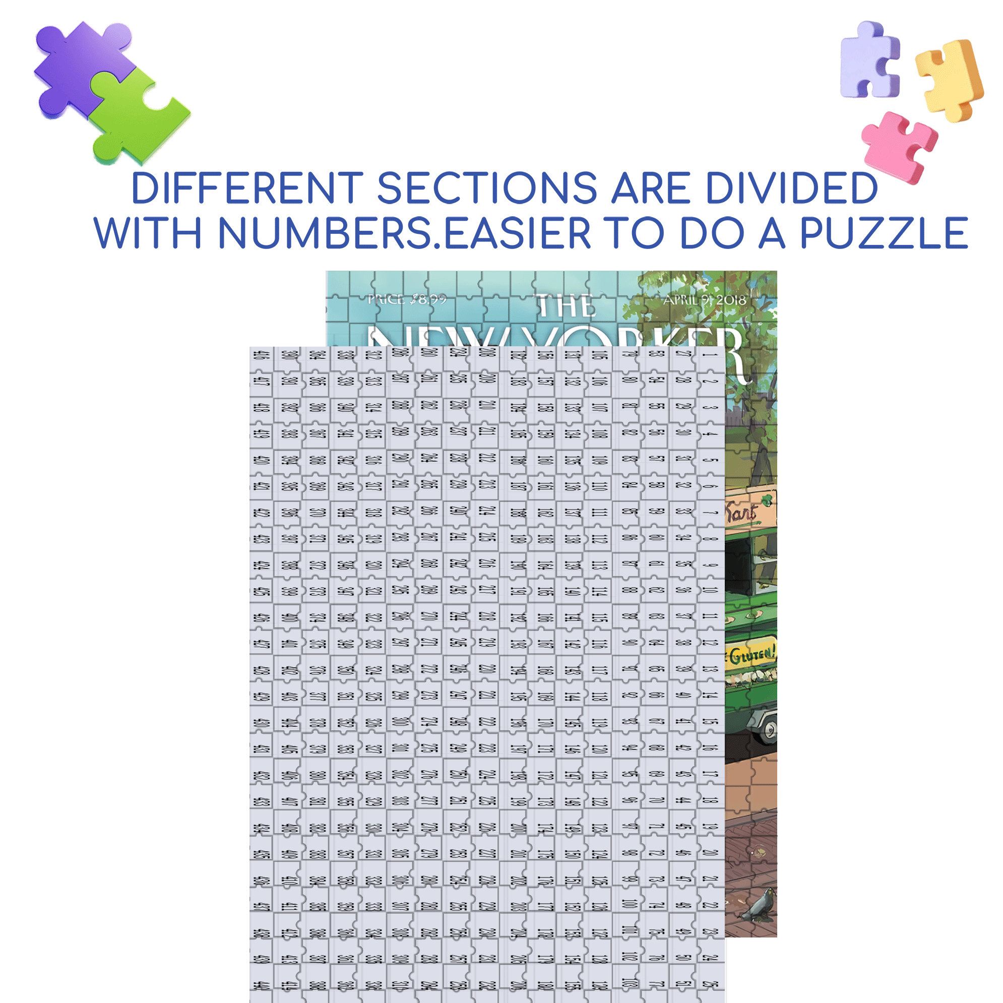 Exchange Flavors 500pcs/1000pcs Jigsaw Puzzle, Scratch-Resistant, Interactive Family Game & Brain-Boosting DIY Decor, Perfect for Halloween, Christmas & New Year Gifts, Family Puzzle Game