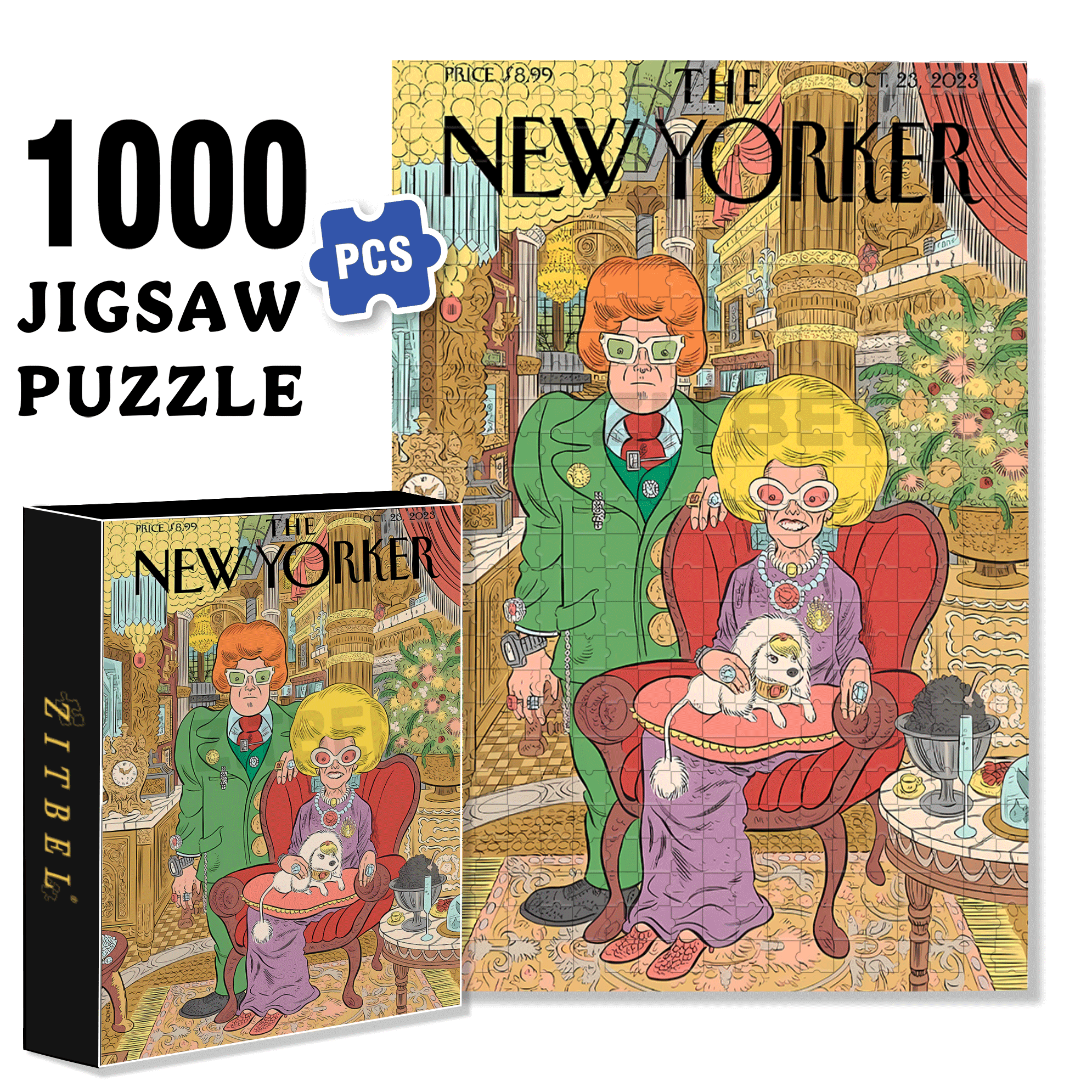 Family Glory 500pcs/1000pcs Jigsaw Puzzle, Scratch-Resistant, Interactive Family Game & Brain-Boosting DIY Decor, Perfect for Halloween, Christmas & New Year Gifts, Family Puzzle Game
