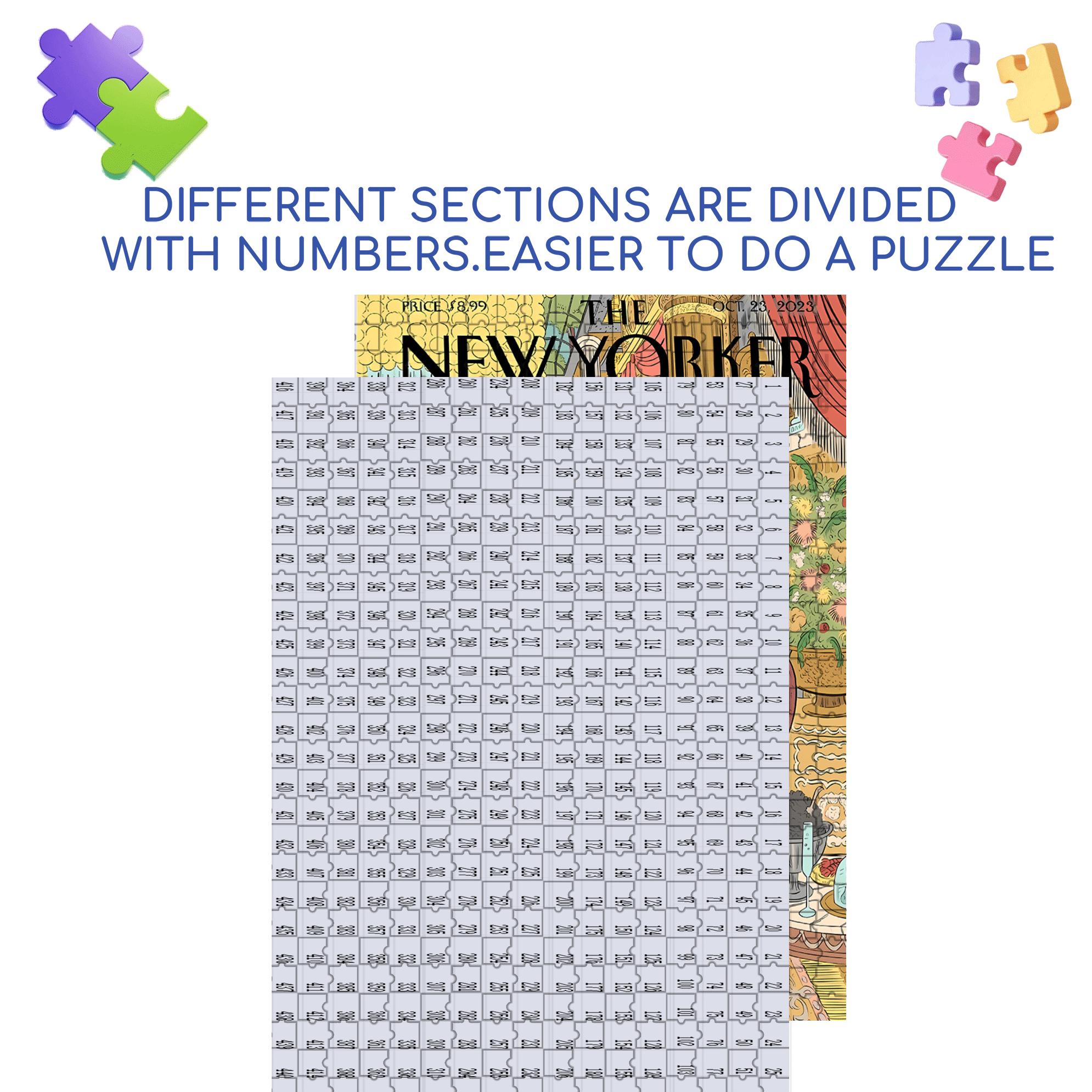 Family Glory 500pcs/1000pcs Jigsaw Puzzle, Scratch-Resistant, Interactive Family Game & Brain-Boosting DIY Decor, Perfect for Halloween, Christmas & New Year Gifts, Family Puzzle Game