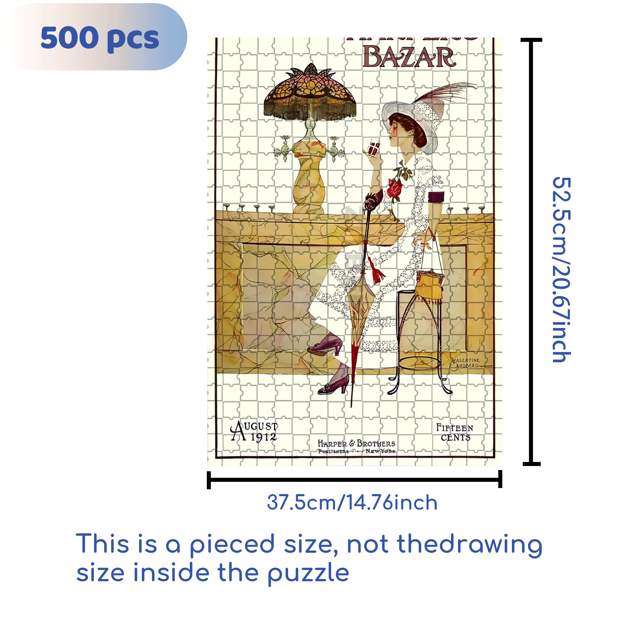 Happy Hour 2 500pcs/1000pcs Jigsaw Puzzle, Scratch-Resistant, Interactive Family Game & Brain-Boosting DIY Decor, Perfect for Halloween, Christmas & New Year Gifts, Family Puzzle Game