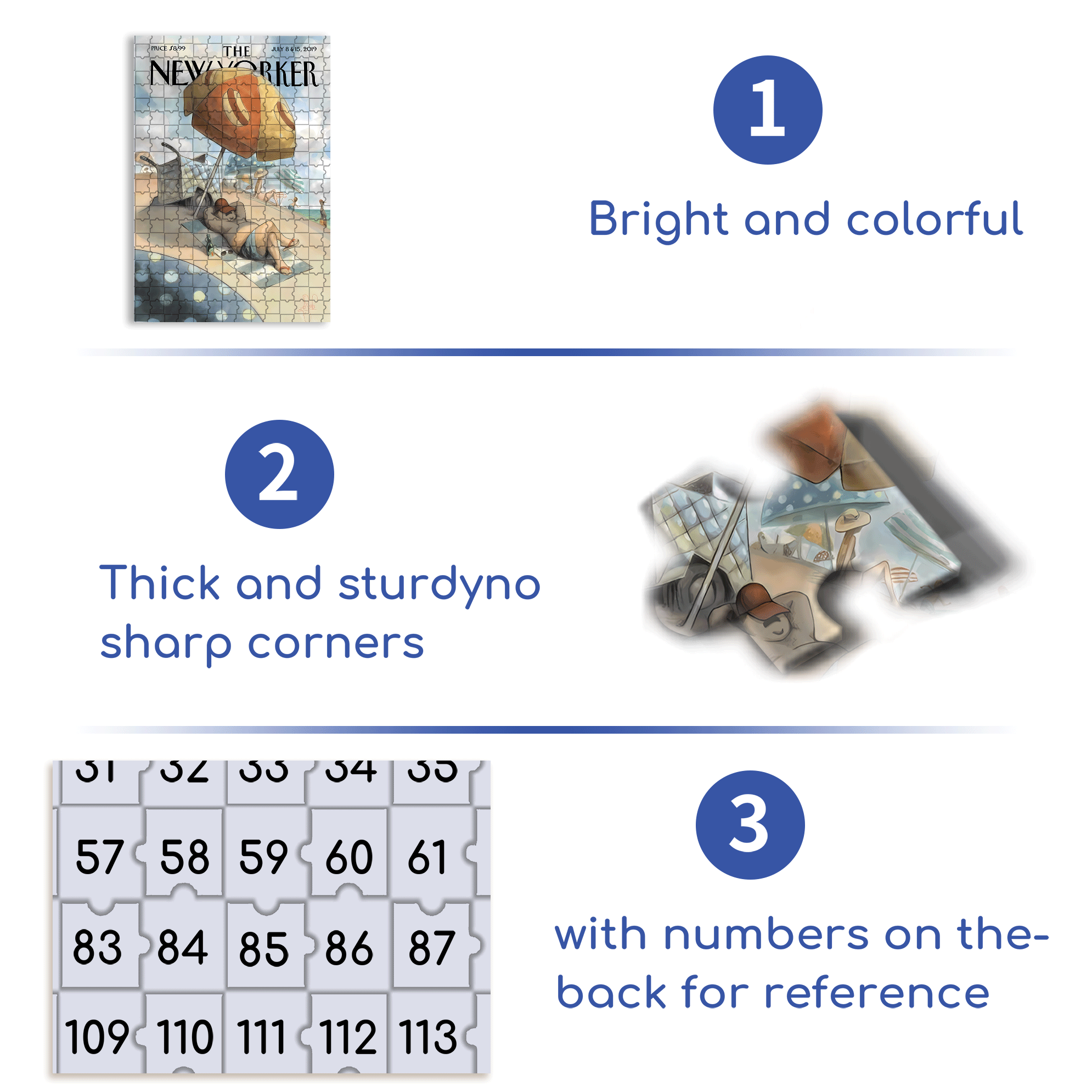 Hot dog Sun Umbrella 500pcs/1000pcs Jigsaw Puzzle, Scratch-Resistant, Interactive Family Game & Brain-Boosting DIY Decor, Perfect for Halloween, Christmas & New Year Gifts, Family Puzzle Game