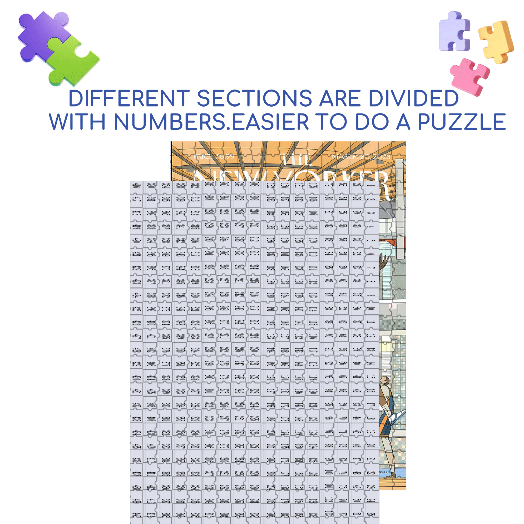 Intense Competition 500pcs/1000pcs Jigsaw Puzzle, Scratch-Resistant, Interactive Family Game & Brain-Boosting DIY Decor, Perfect for Halloween, Christmas & New Year Gifts, Family Puzzle Game