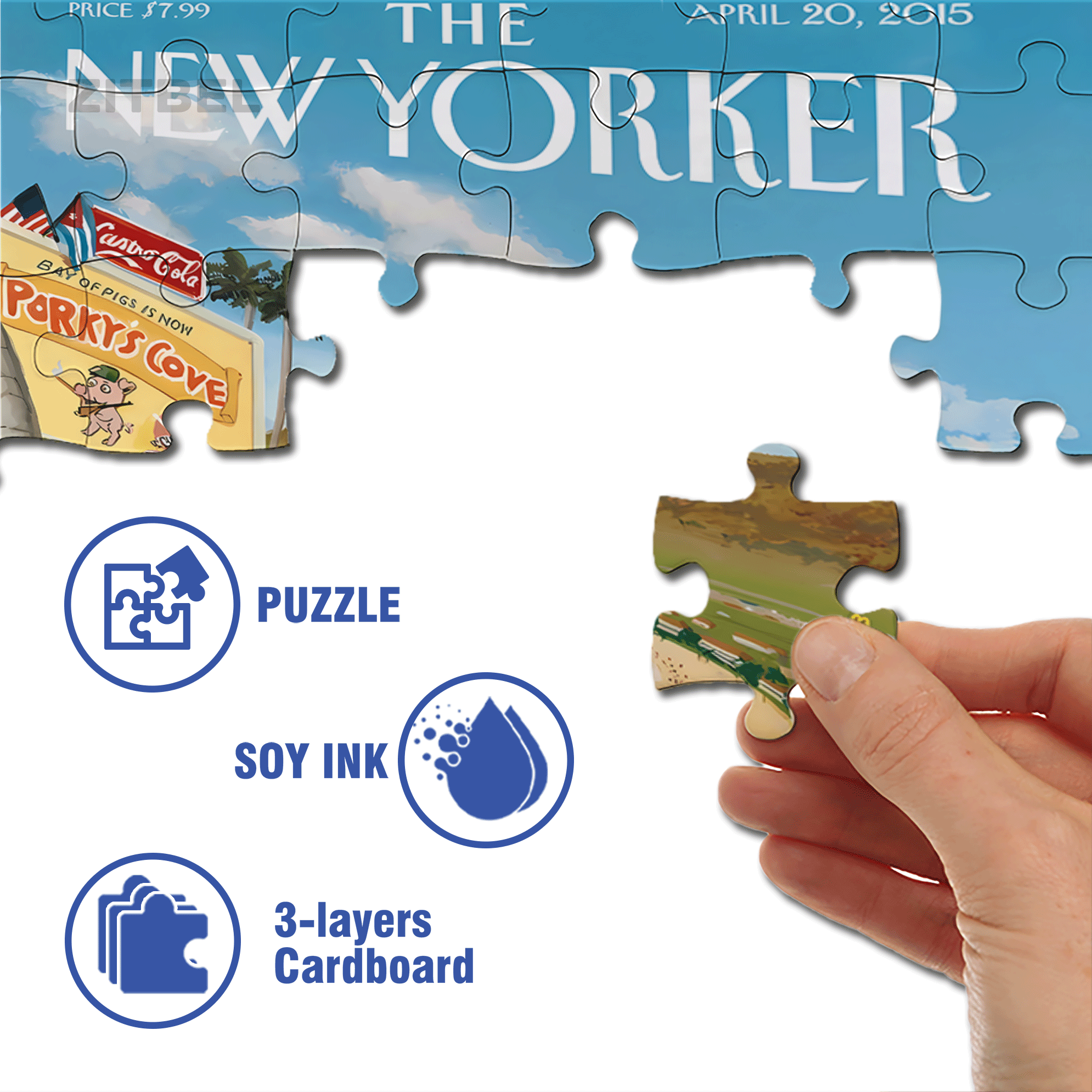 Lanskyland 500pcs/1000pcs Jigsaw Puzzle, Scratch-Resistant, Interactive Family Game & Brain-Boosting DIY Decor, Perfect for Halloween, Christmas & New Year Gifts, Family Puzzle Game
