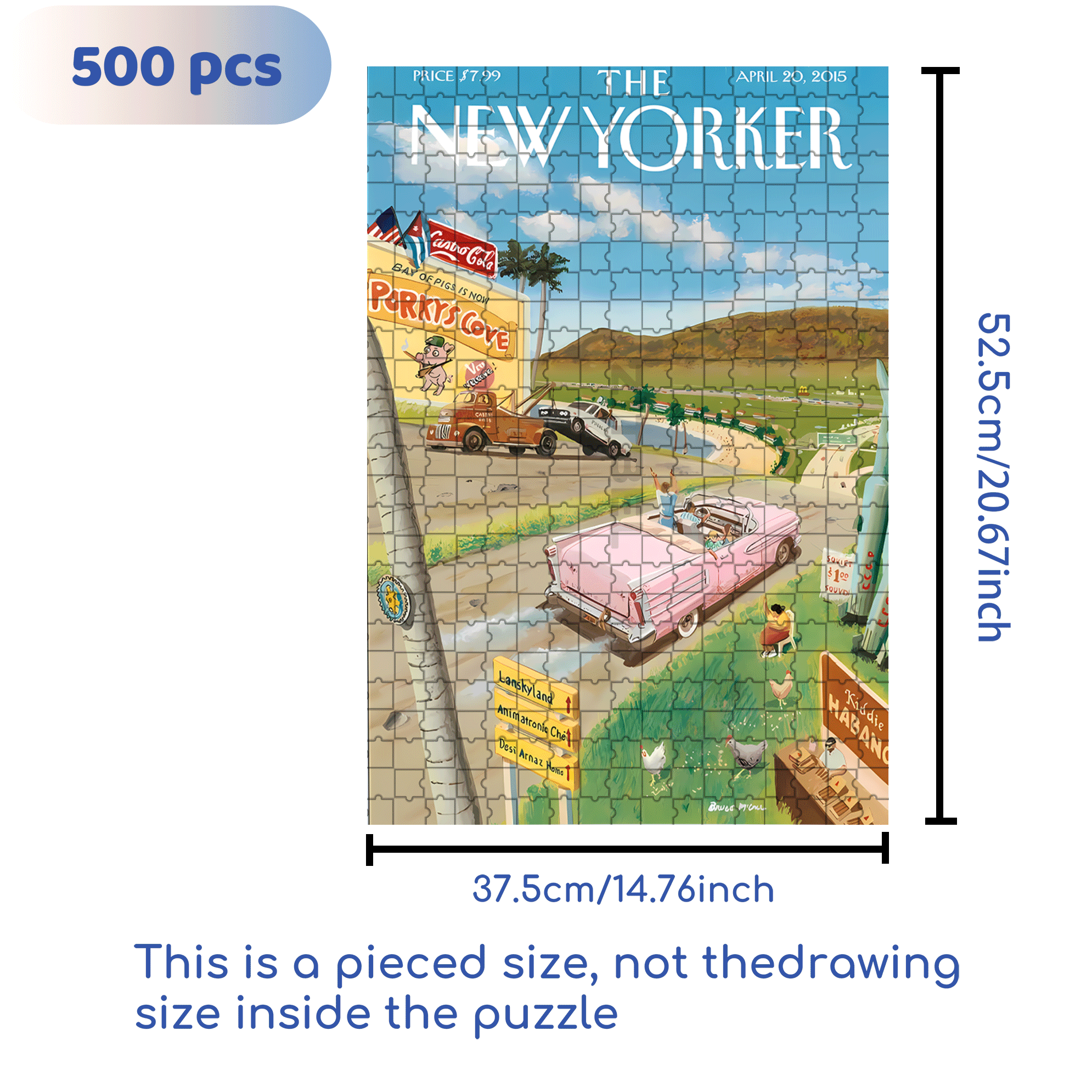Lanskyland 500pcs/1000pcs Jigsaw Puzzle, Scratch-Resistant, Interactive Family Game & Brain-Boosting DIY Decor, Perfect for Halloween, Christmas & New Year Gifts, Family Puzzle Game
