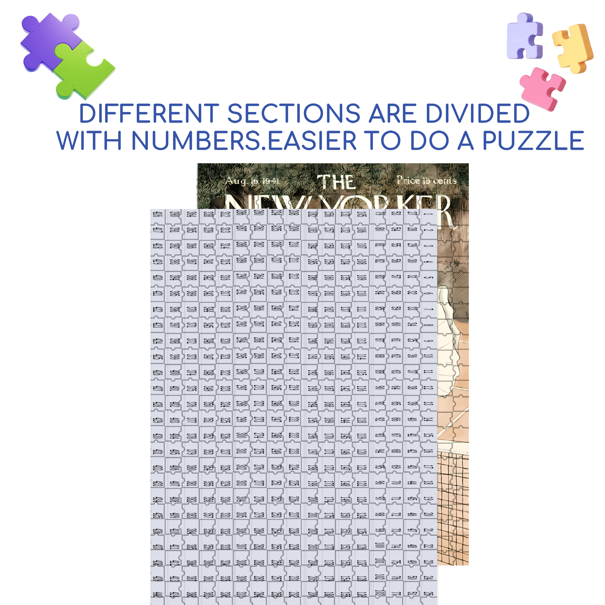 LOVE ALL 500pcs/1000pcs Jigsaw Puzzle, Scratch-Resistant, Interactive Family Game & Brain-Boosting DIY Decor, Perfect for Halloween, Christmas & New Year Gifts, Family Puzzle Game