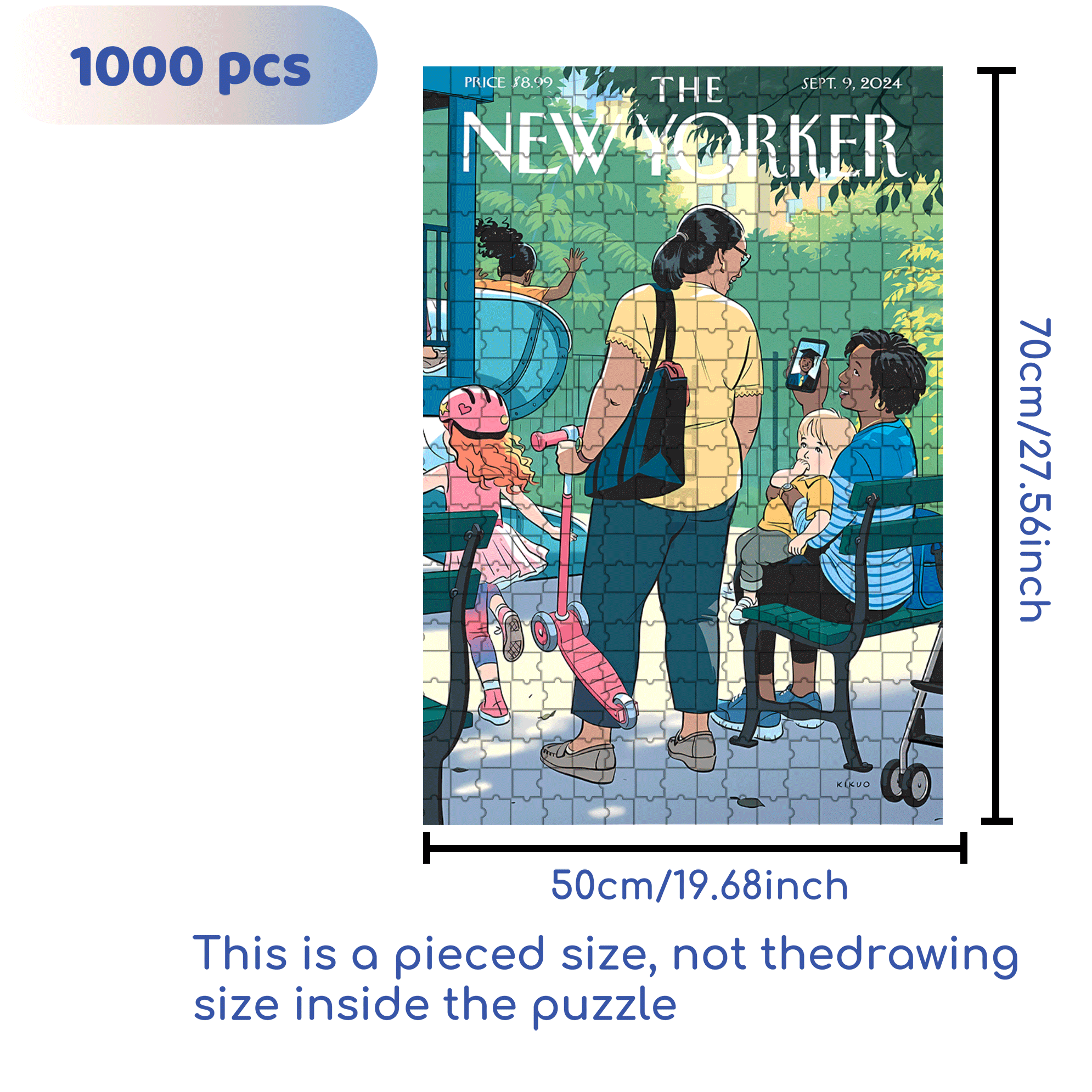 My Son 500pcs/1000pcs Jigsaw Puzzle, Scratch-Resistant, Interactive Family Game & Brain-Boosting DIY Decor, Perfect for Halloween, Christmas & New Year Gifts, Family Puzzle Game
