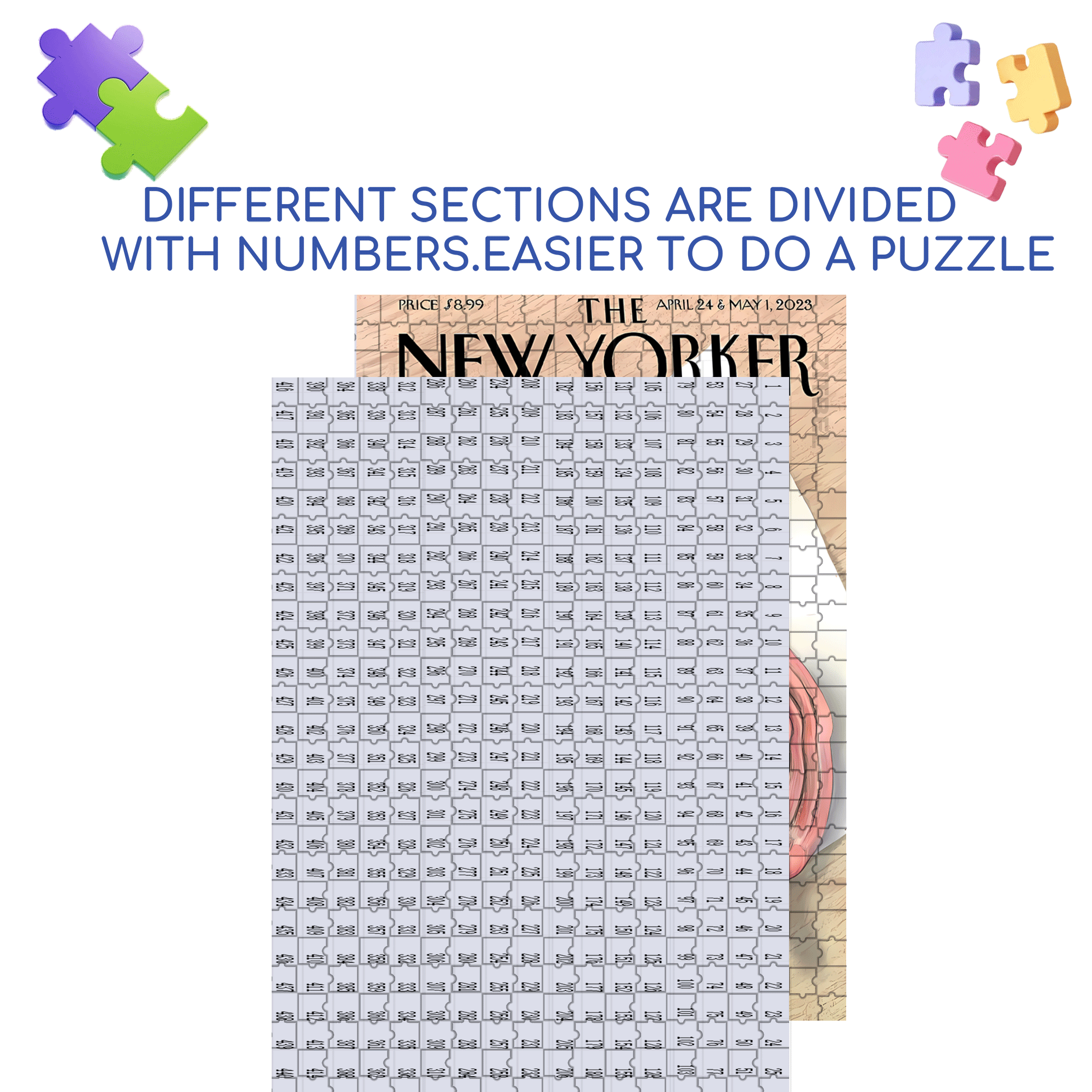 Present And Future 500pcs/1000pcs Jigsaw Puzzle, Scratch-Resistant, Interactive Family Game & Brain-Boosting DIY Decor, Perfect for Halloween, Christmas & New Year Gifts, Family Puzzle Game