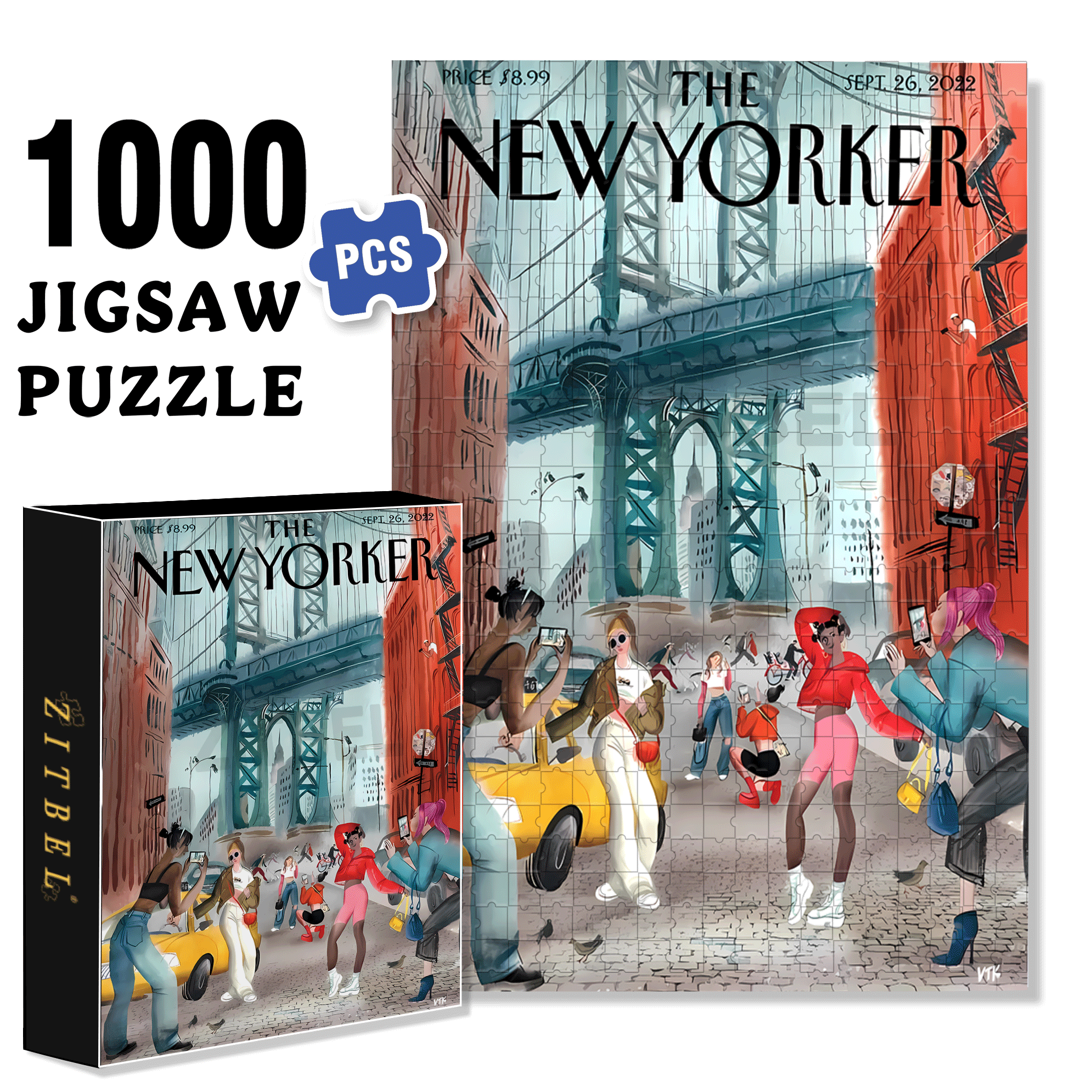 Private Photographer 500pcs/1000pcs Jigsaw Puzzle, Scratch-Resistant, Interactive Family Game & Brain-Boosting DIY Decor, Perfect for Halloween, Christmas & New Year Gifts, Family Puzzle Game