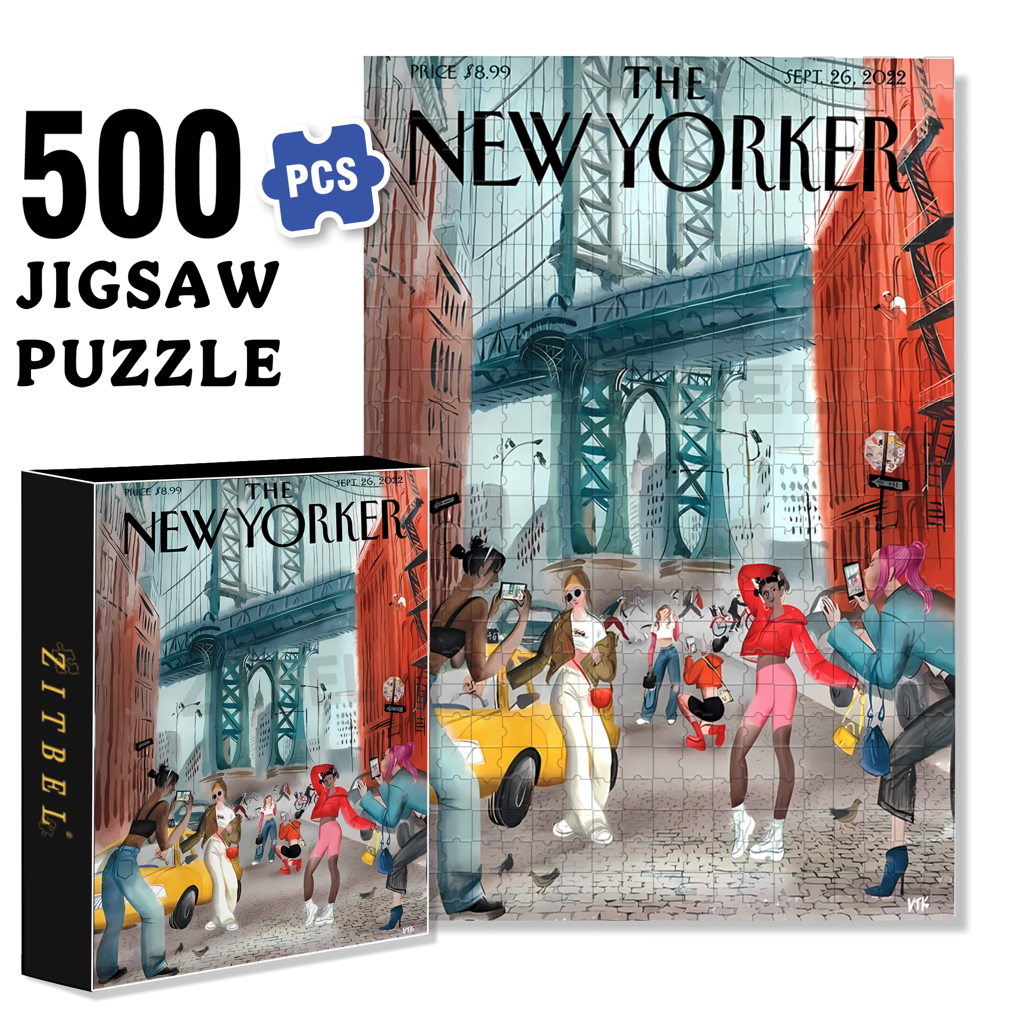Private Photographer 500pcs/1000pcs Jigsaw Puzzle, Scratch-Resistant, Interactive Family Game & Brain-Boosting DIY Decor, Perfect for Halloween, Christmas & New Year Gifts, Family Puzzle Game