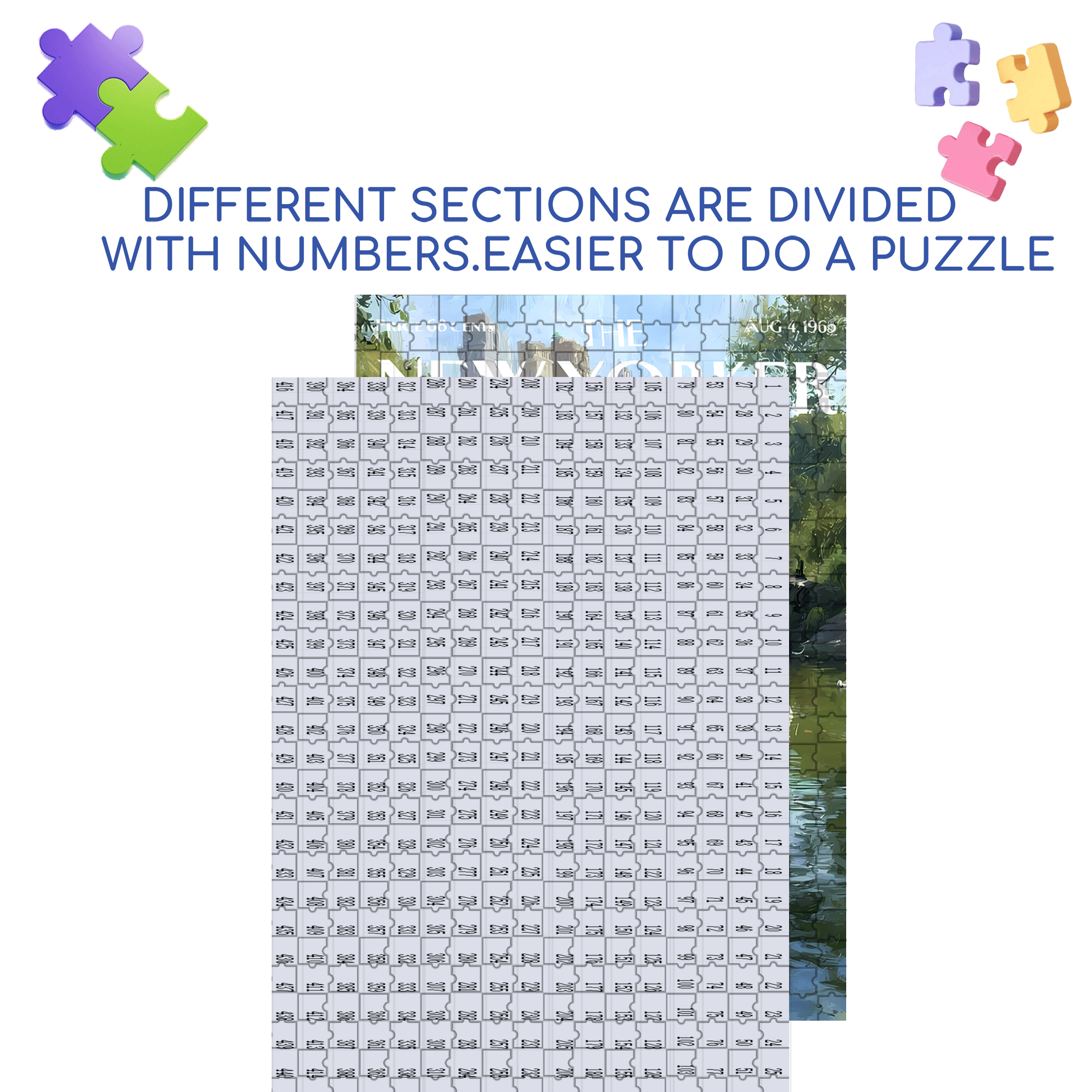 Swan Lake 2 500pcs/1000pcs Jigsaw Puzzle, Scratch-Resistant, Interactive Family Game & Brain-Boosting DIY Decor, Perfect for Halloween, Christmas & New Year Gifts, Family Puzzle Game