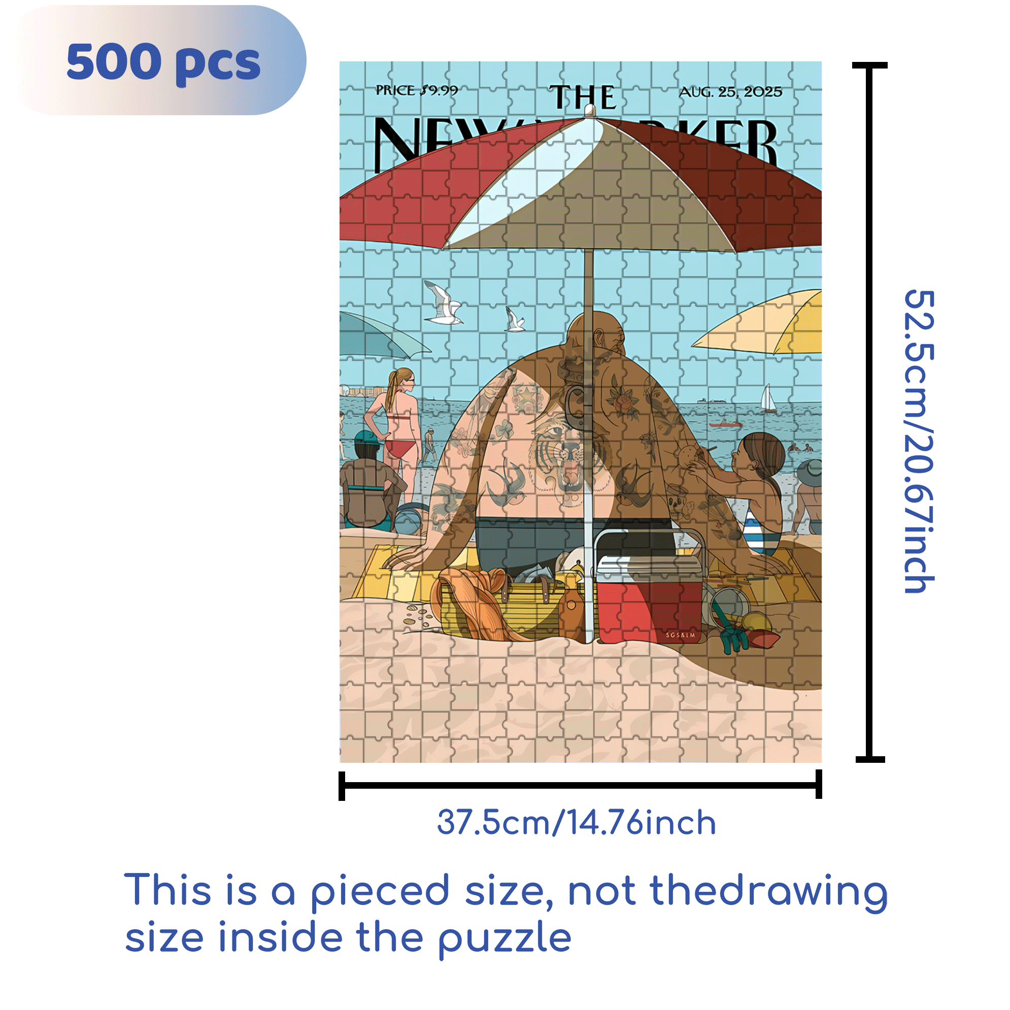 Tattoo Of Love 500pcs/1000pcs Jigsaw Puzzle, Scratch-Resistant, Interactive Family Game & Brain-Boosting DIY Decor, Perfect for Halloween, Christmas & New Year Gifts, Family Puzzle Game