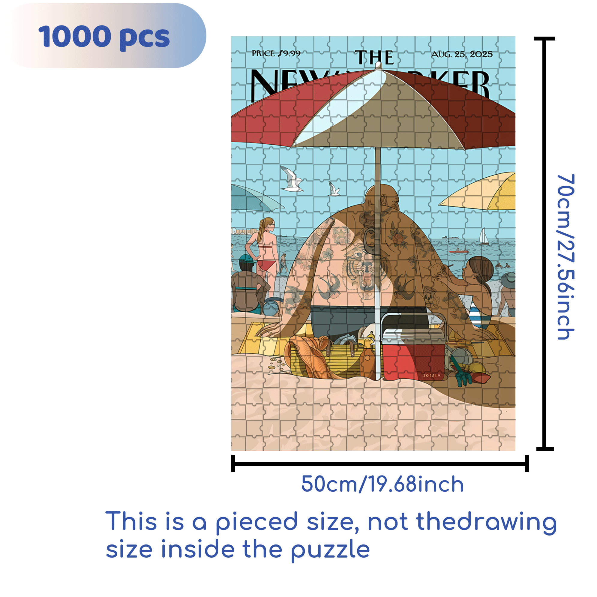 Tattoo Of Love 500pcs/1000pcs Jigsaw Puzzle, Scratch-Resistant, Interactive Family Game & Brain-Boosting DIY Decor, Perfect for Halloween, Christmas & New Year Gifts, Family Puzzle Game