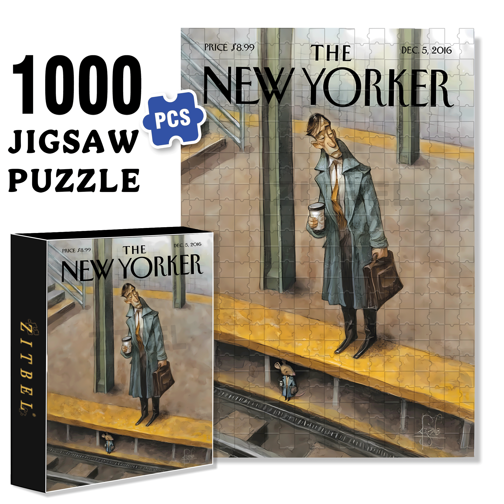 The Same Life 500pcs/1000pcs Jigsaw Puzzle, Scratch-Resistant, Interactive Family Game & Brain-Boosting DIY Decor, Perfect for Halloween, Christmas & New Year Gifts, Family Puzzle Game