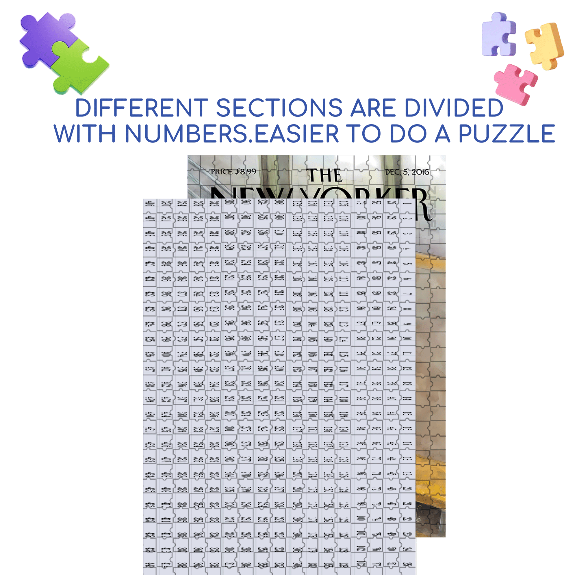 The Same Life 500pcs/1000pcs Jigsaw Puzzle, Scratch-Resistant, Interactive Family Game & Brain-Boosting DIY Decor, Perfect for Halloween, Christmas & New Year Gifts, Family Puzzle Game