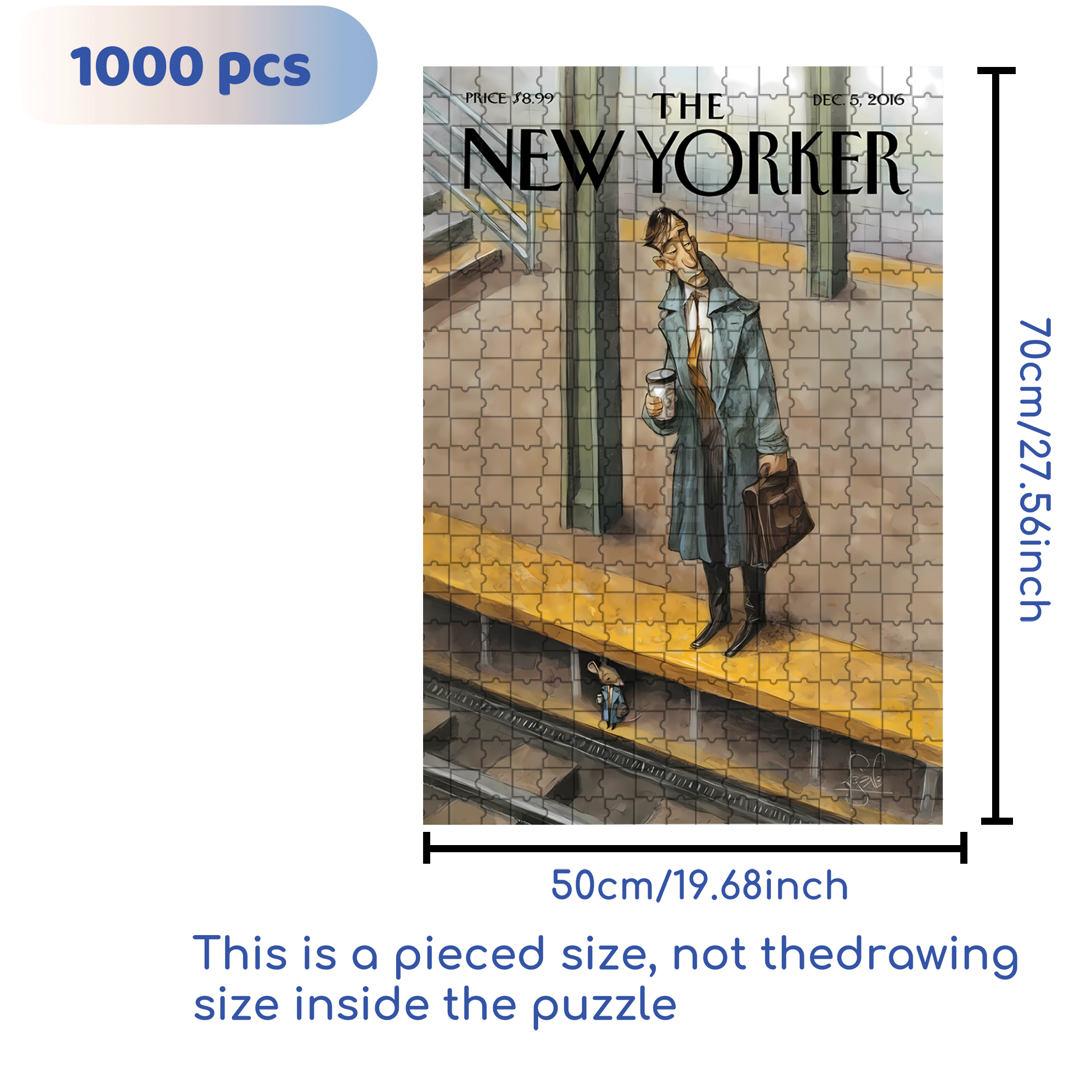 The Same Life 500pcs/1000pcs Jigsaw Puzzle, Scratch-Resistant, Interactive Family Game & Brain-Boosting DIY Decor, Perfect for Halloween, Christmas & New Year Gifts, Family Puzzle Game
