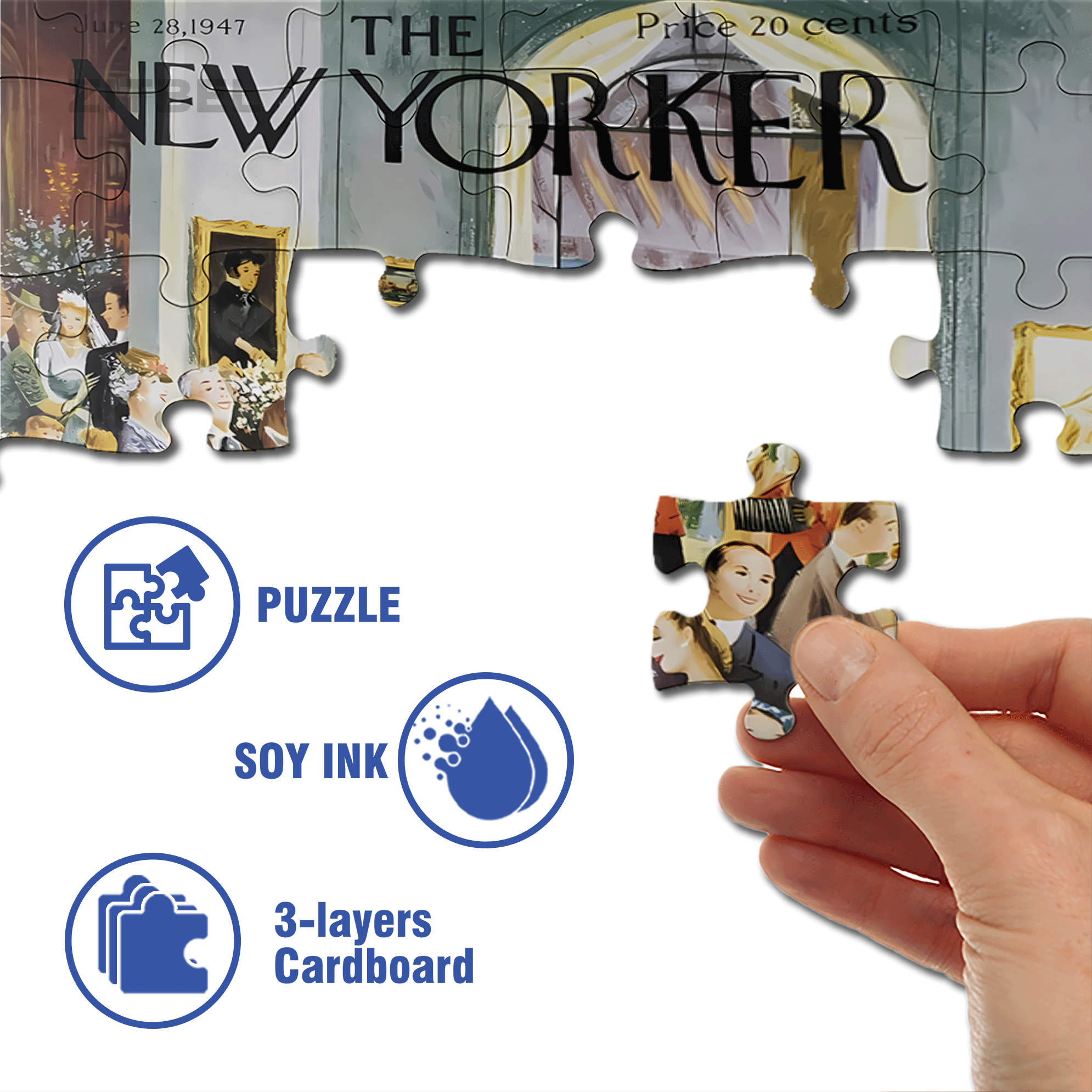 Auction 500pcs/1000pcs Jigsaw Puzzle, Scratch-Resistant, Interactive Family Game & Brain-Boosting DIY Decor, Perfect for Halloween, Christmas & New Year Gifts, Family Puzzle Game