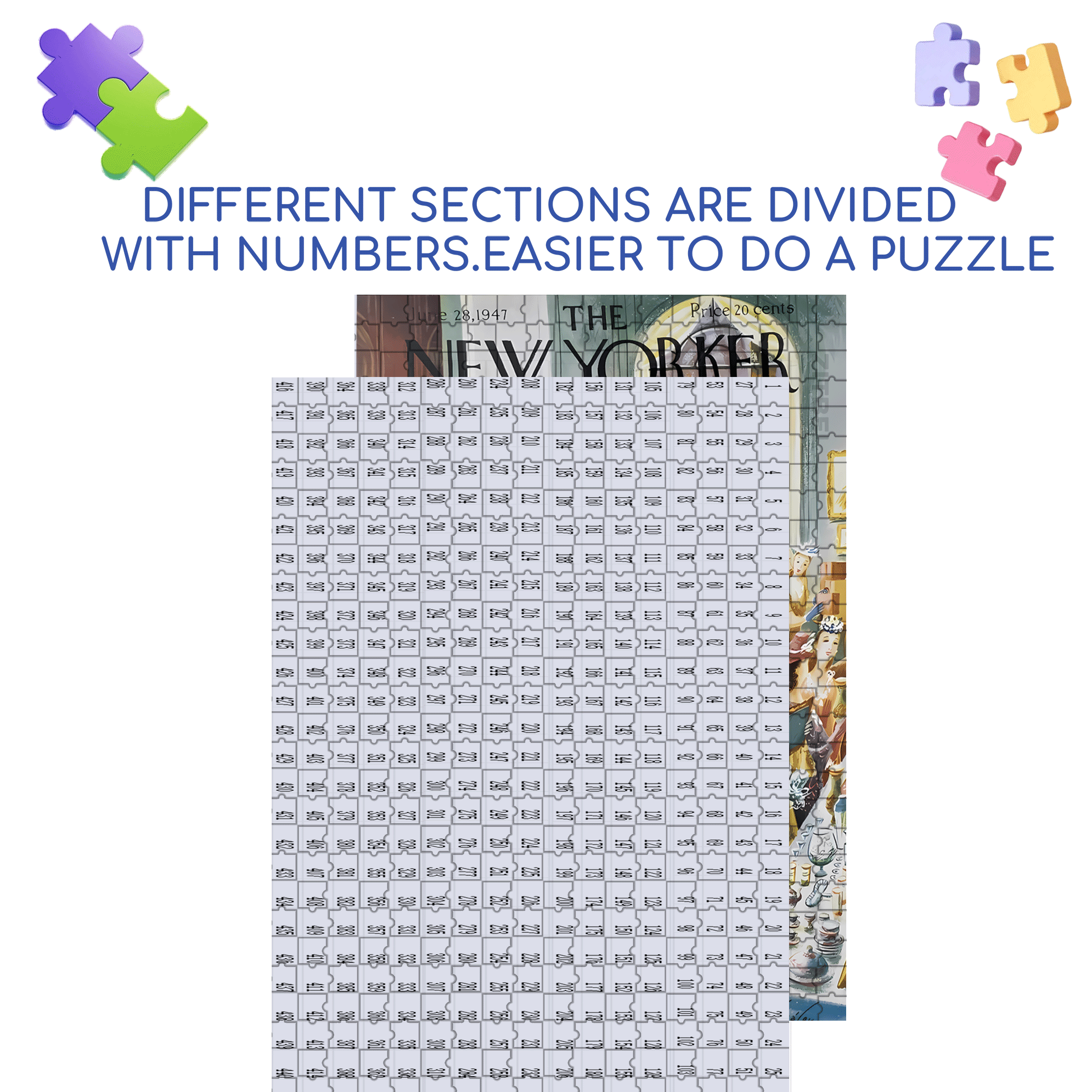 Auction 500pcs/1000pcs Jigsaw Puzzle, Scratch-Resistant, Interactive Family Game & Brain-Boosting DIY Decor, Perfect for Halloween, Christmas & New Year Gifts, Family Puzzle Game