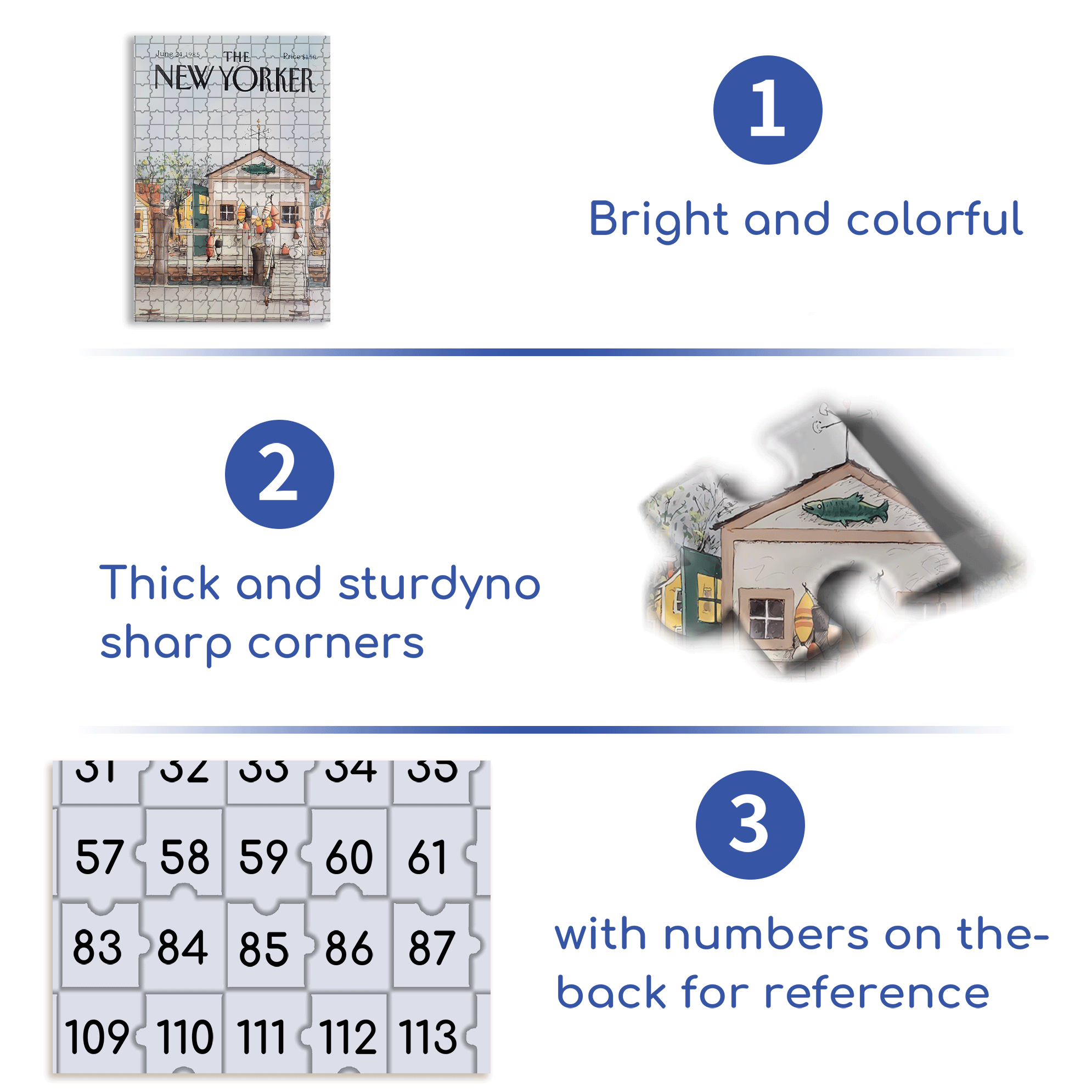 Buoy 500pcs/1000pcs Jigsaw Puzzle, Scratch-Resistant, Interactive Family Game & Brain-Boosting DIY Decor, Perfect for Halloween, Christmas & New Year Gifts, Family Puzzle Game
