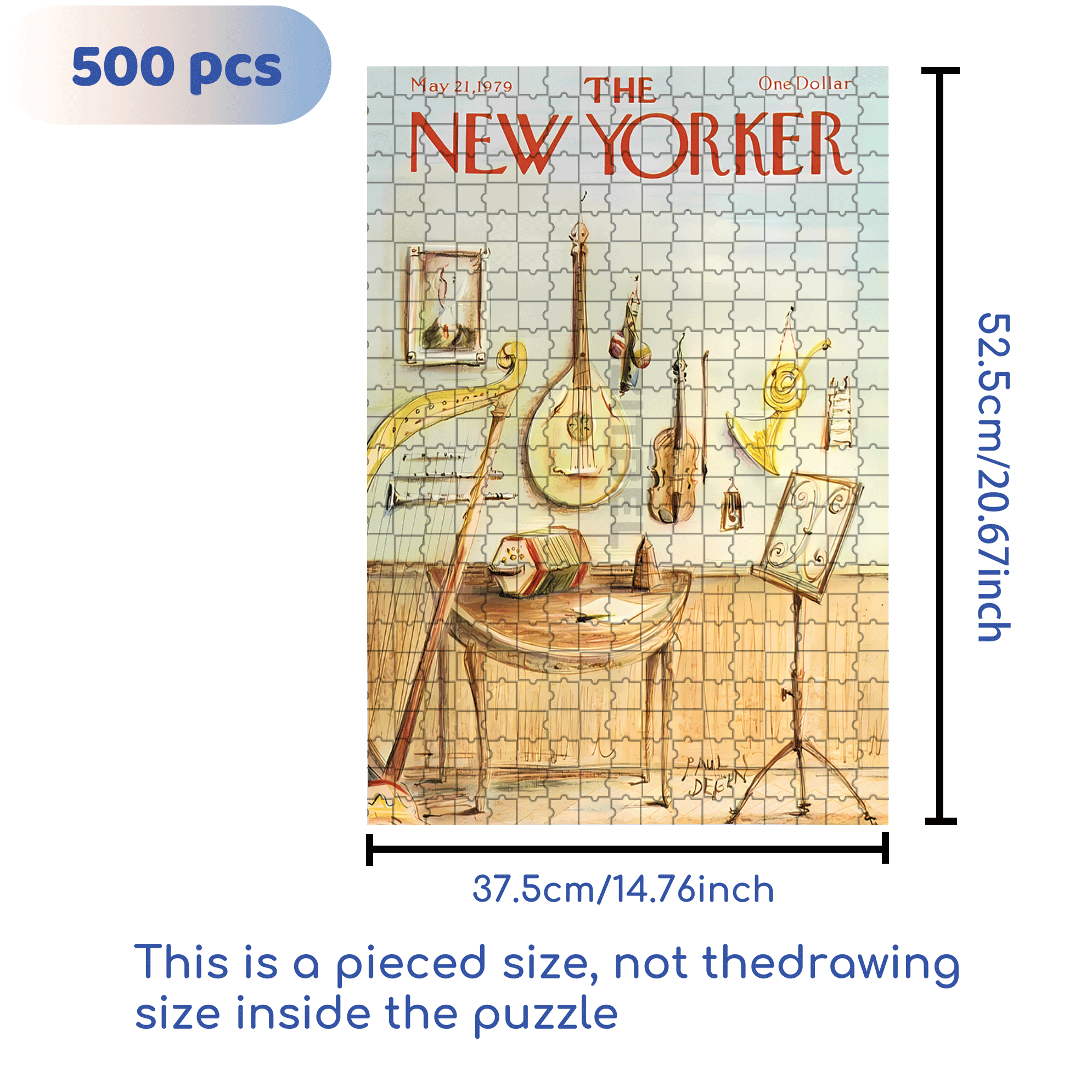 Chamber Orchestra 500pcs/1000pcs Jigsaw Puzzle, Scratch-Resistant, Interactive Family Game & Brain-Boosting DIY Decor, Perfect for Halloween, Christmas & New Year Gifts, Family Puzzle Game