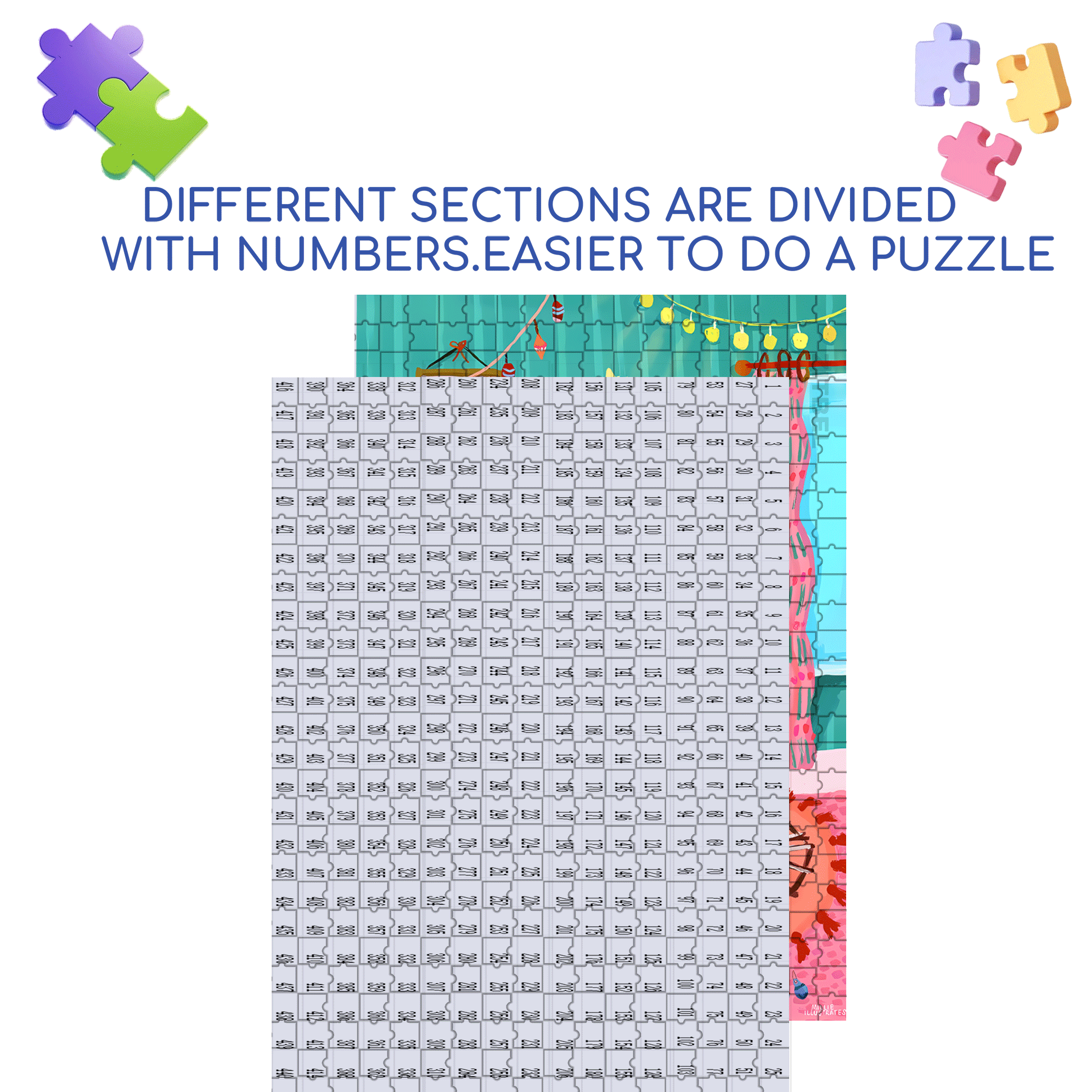 Christmas Tree Decorations 500pcs/1000pcs Jigsaw Puzzle, Scratch-Resistant, Interactive Family Game & Brain-Boosting DIY Decor, Perfect for Halloween, Christmas & New Year Gifts, Family Puzzle Game